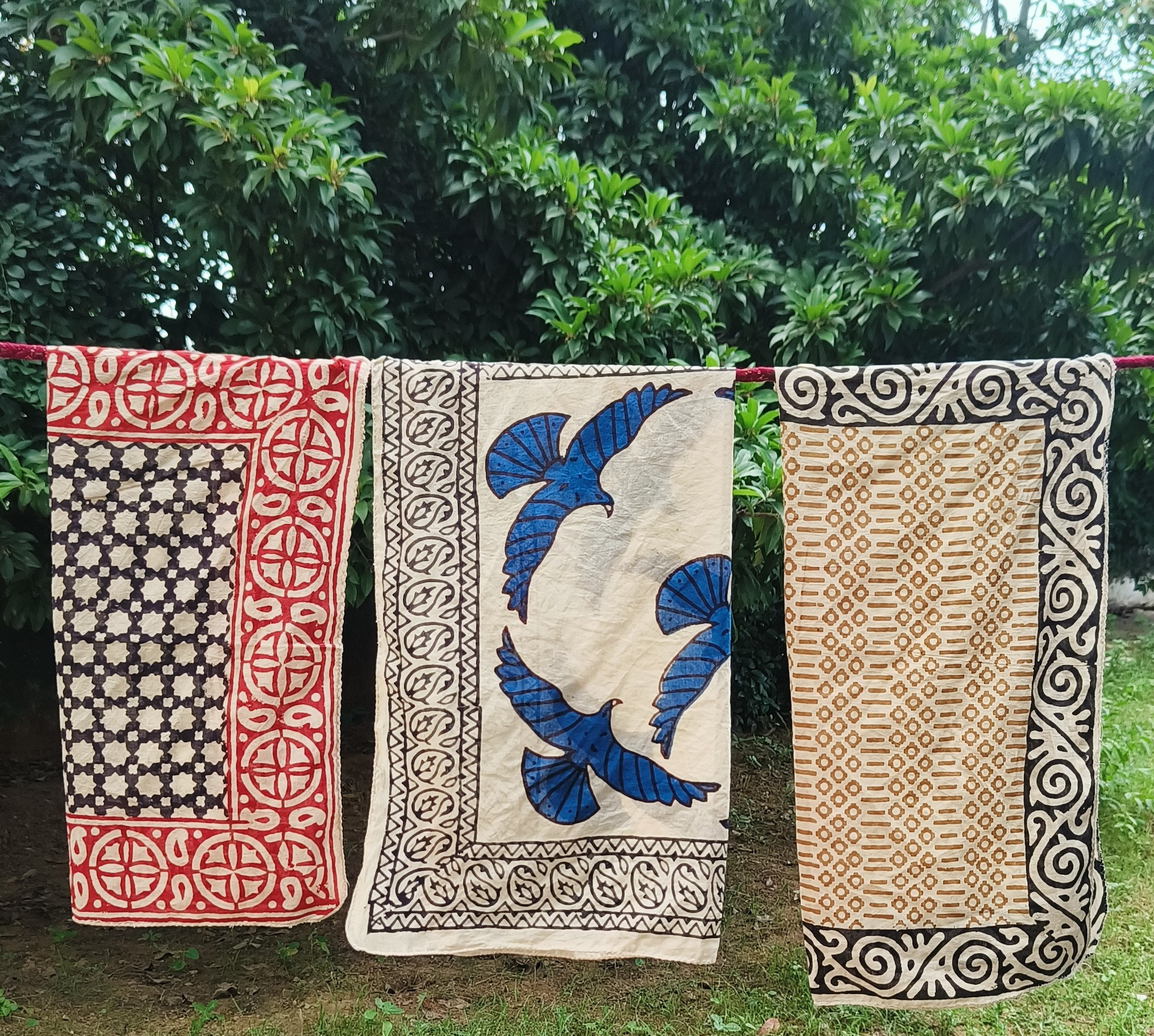 Handcrafted Patterned Scarves