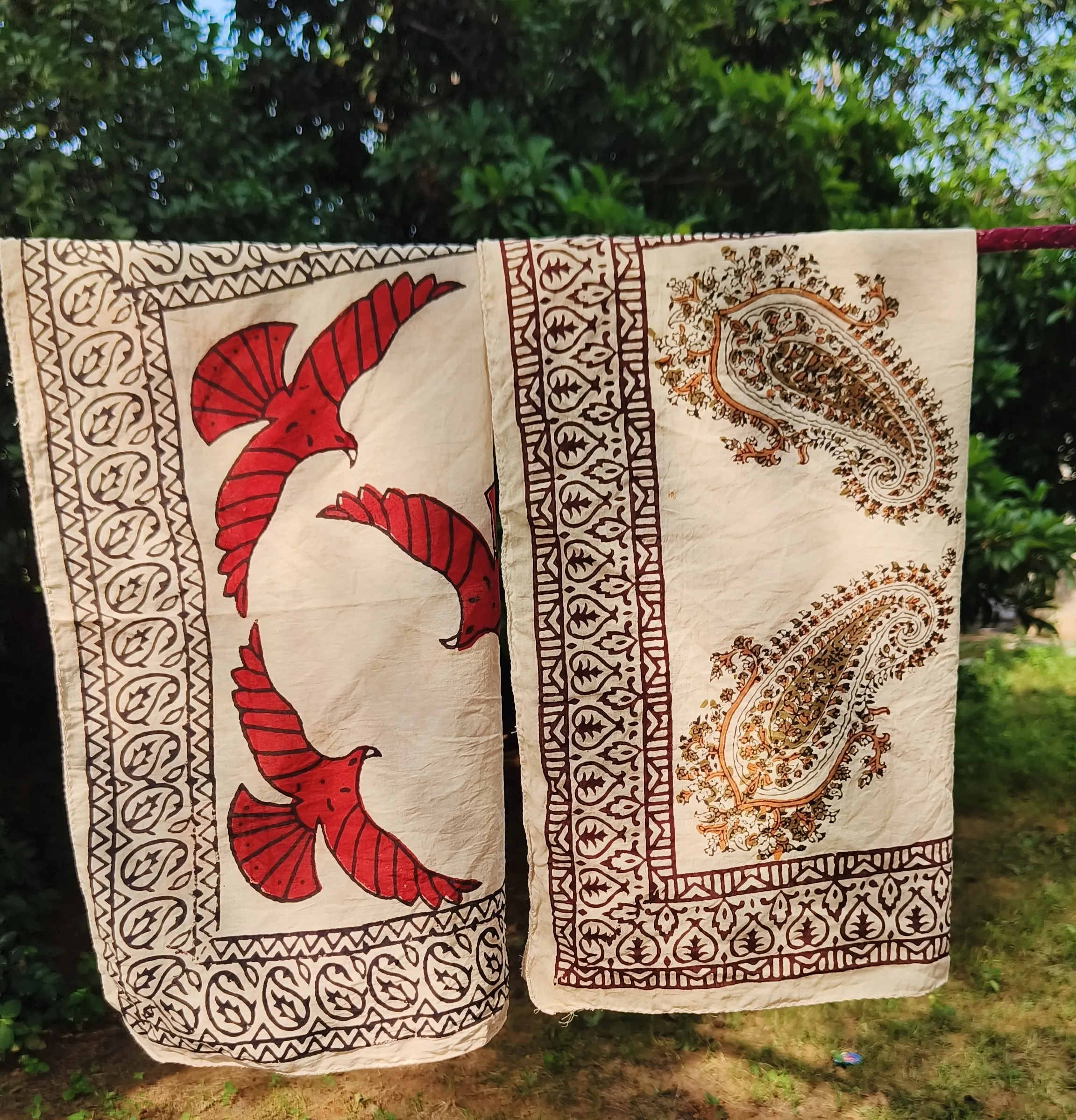 Handcrafted Block Print Cotton Scarves