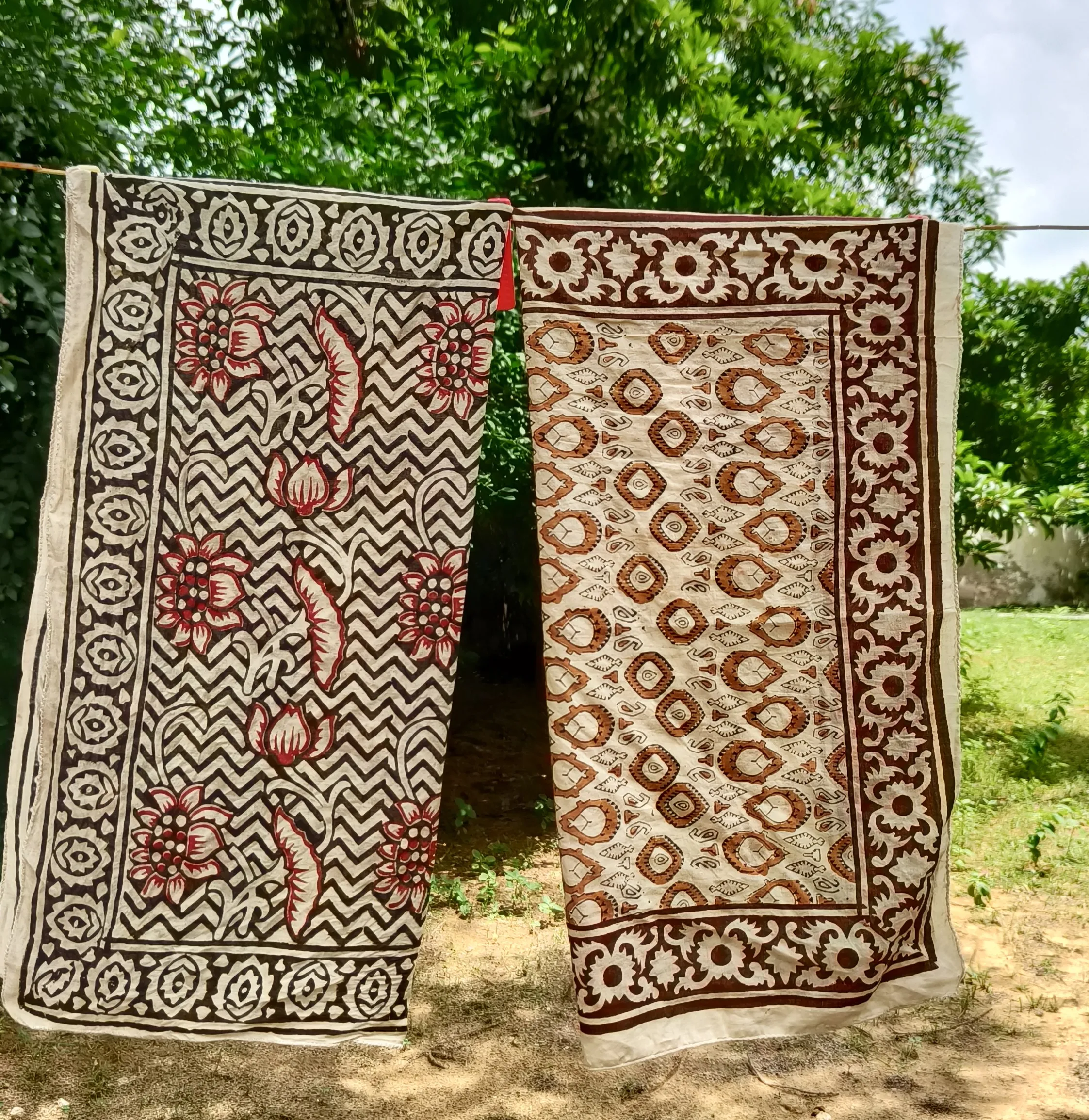 Handcrafted Block Printed Cotton Sarongs