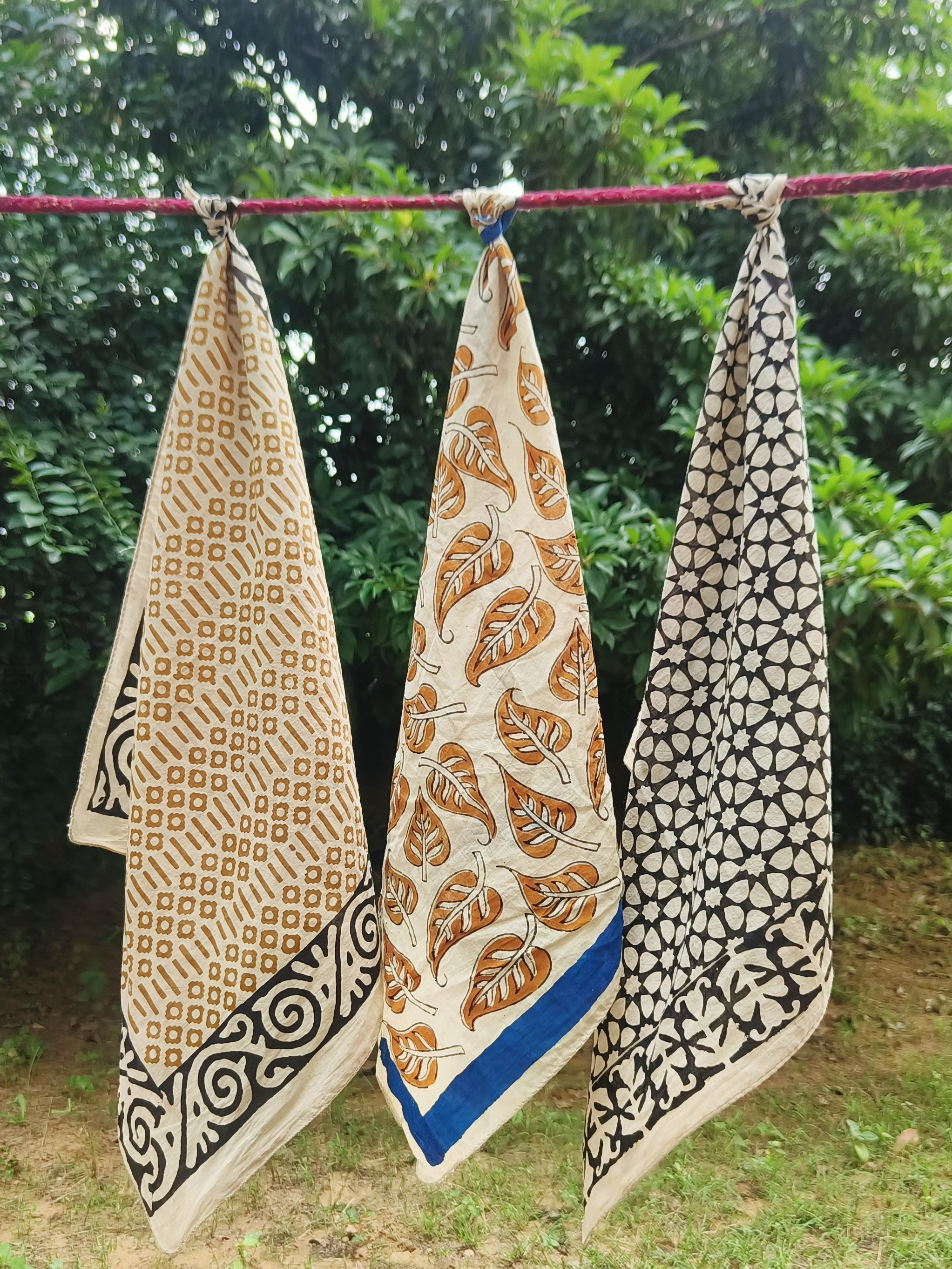 Handcrafted Cotton Scarves Set