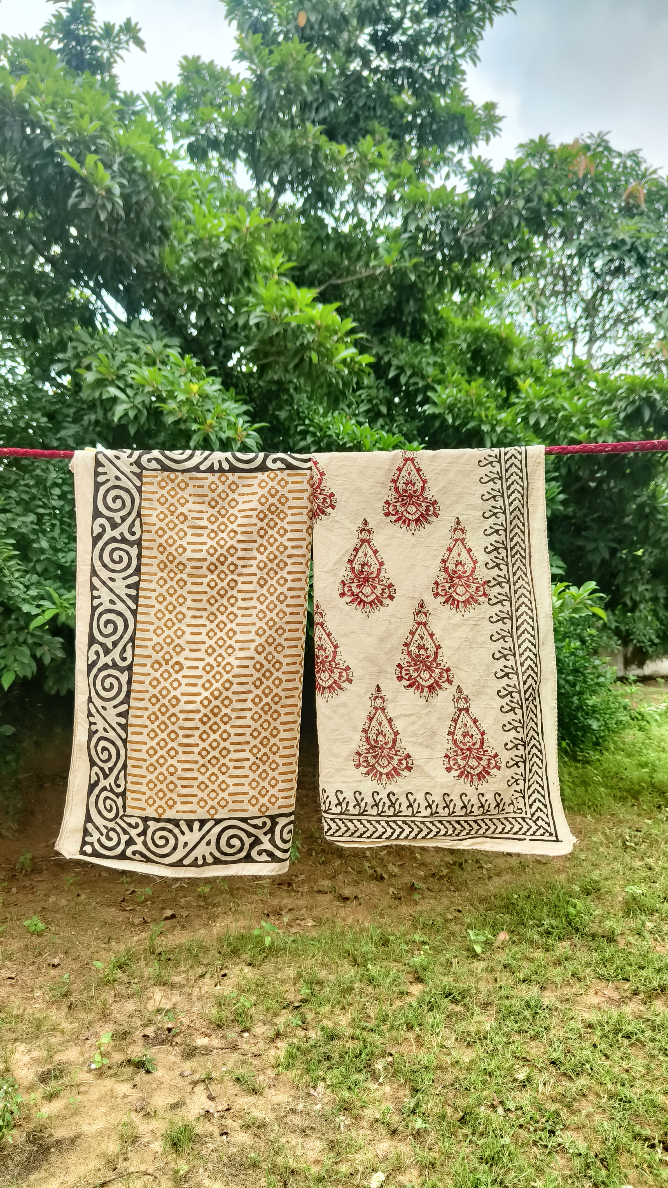 Handcrafted Block Print Cotton Scarf