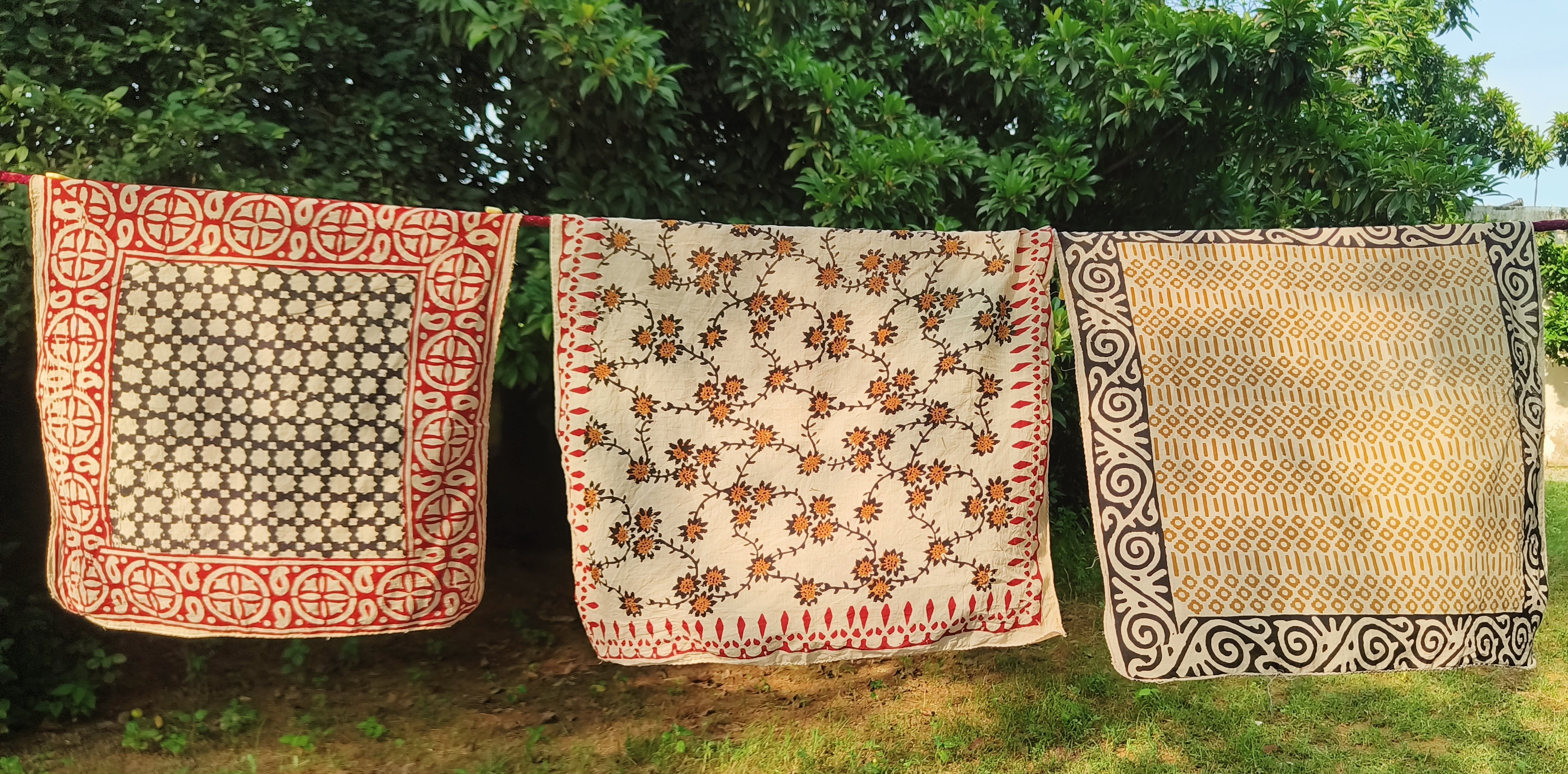 Handcrafted Block Print Cotton Dupattas