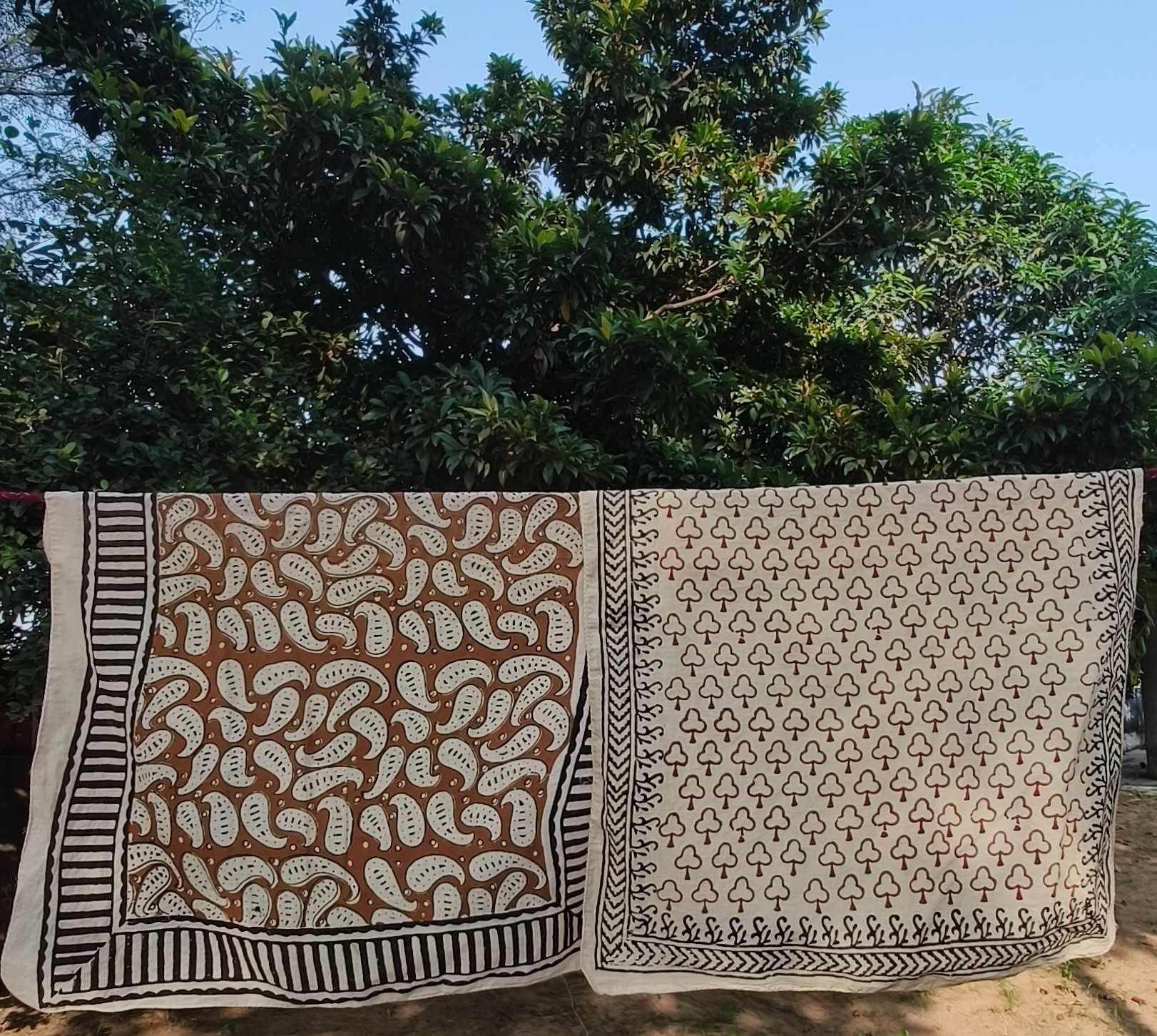 Handcrafted Block Print Cotton Throw