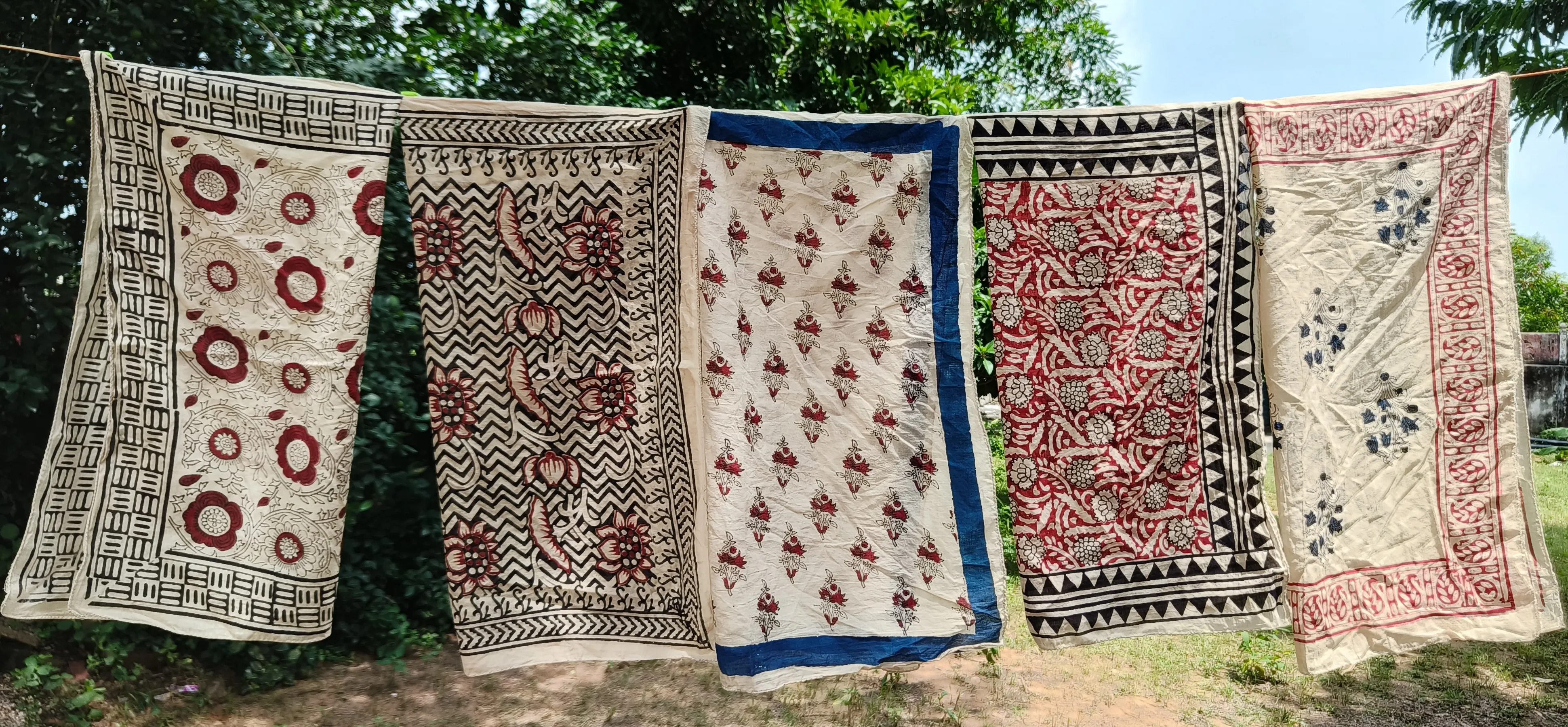 Handcrafted Block Print Cotton Dupattas
