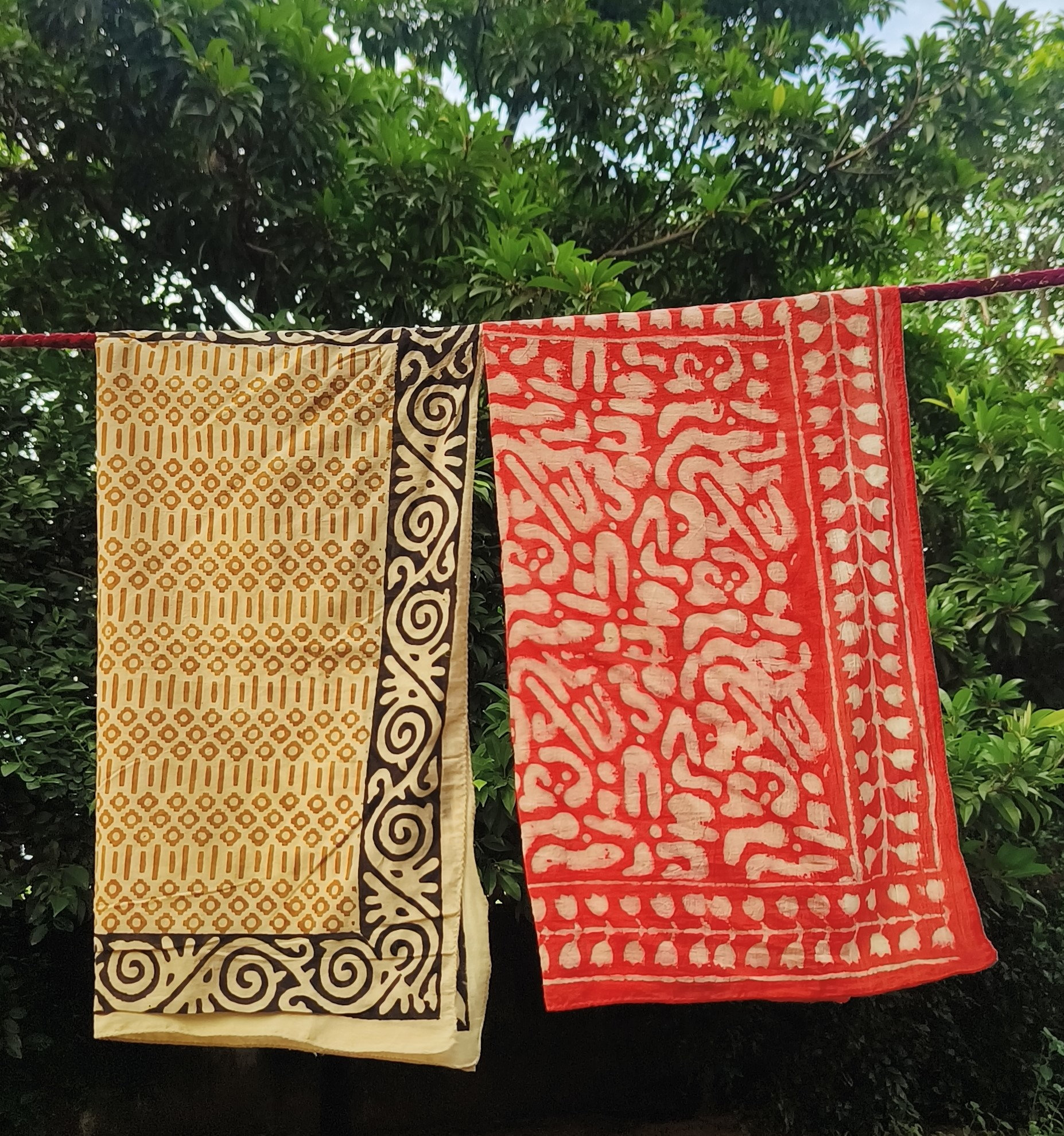 Handcrafted Block Print Scarves
