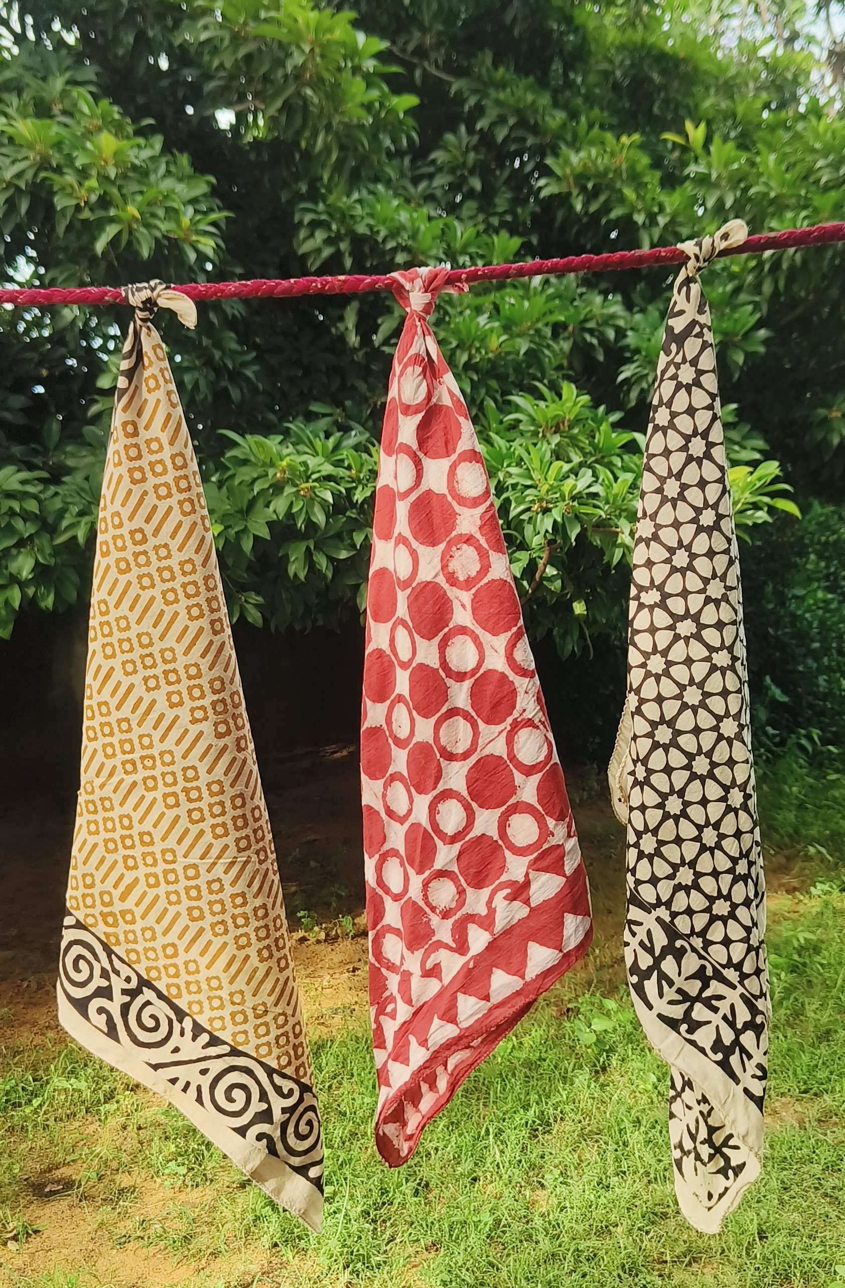 Handcrafted Cotton Bandanas