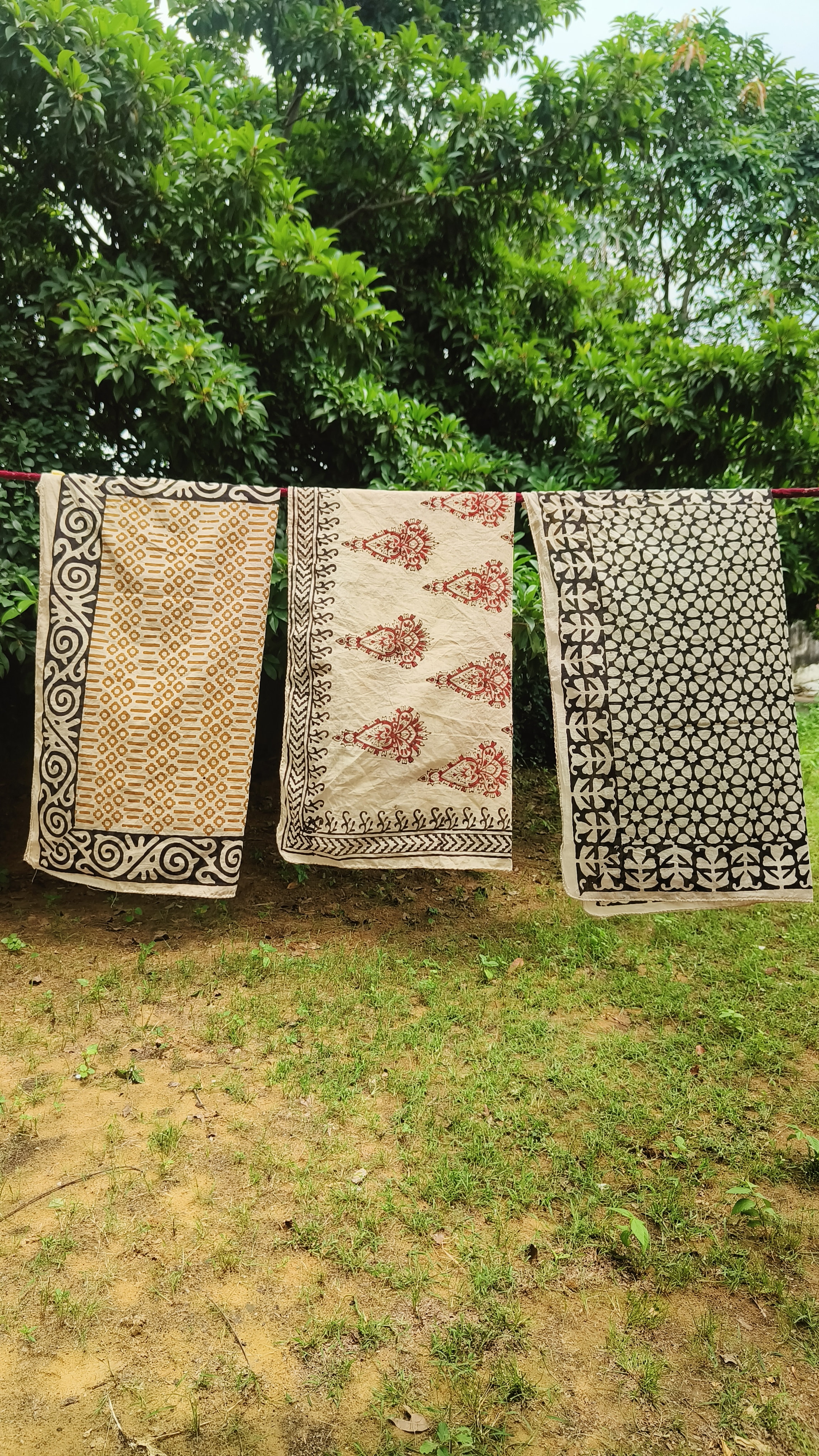 Handcrafted Block Print Cotton Scarf