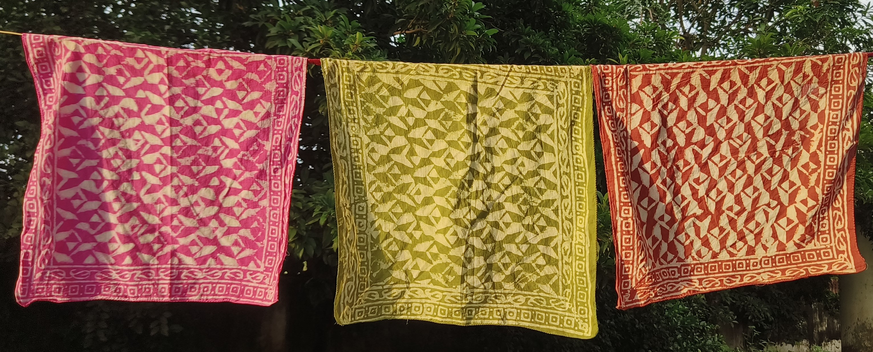 Handcrafted Batik Scarves