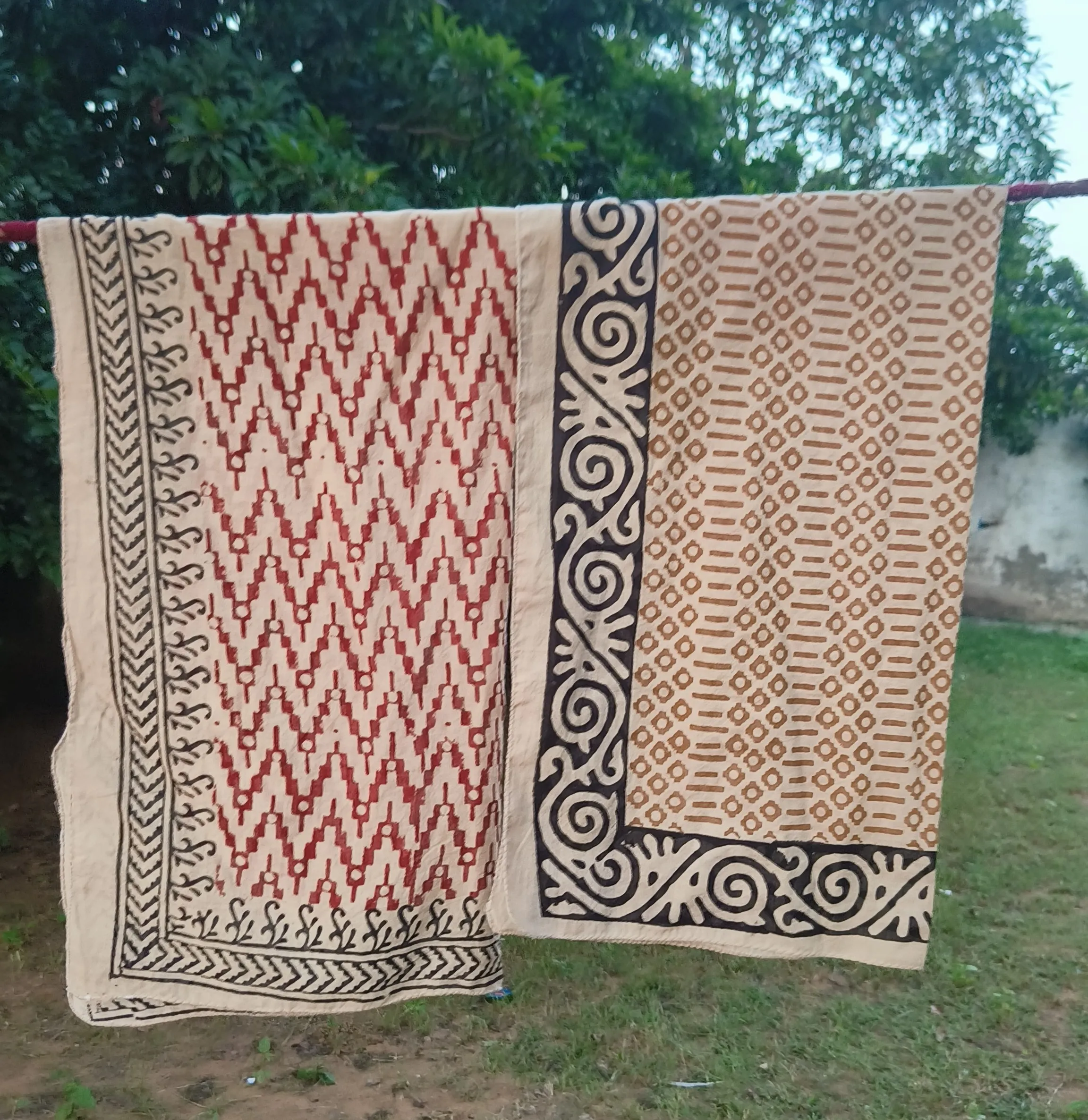 Handcrafted Printed Cotton Scarves