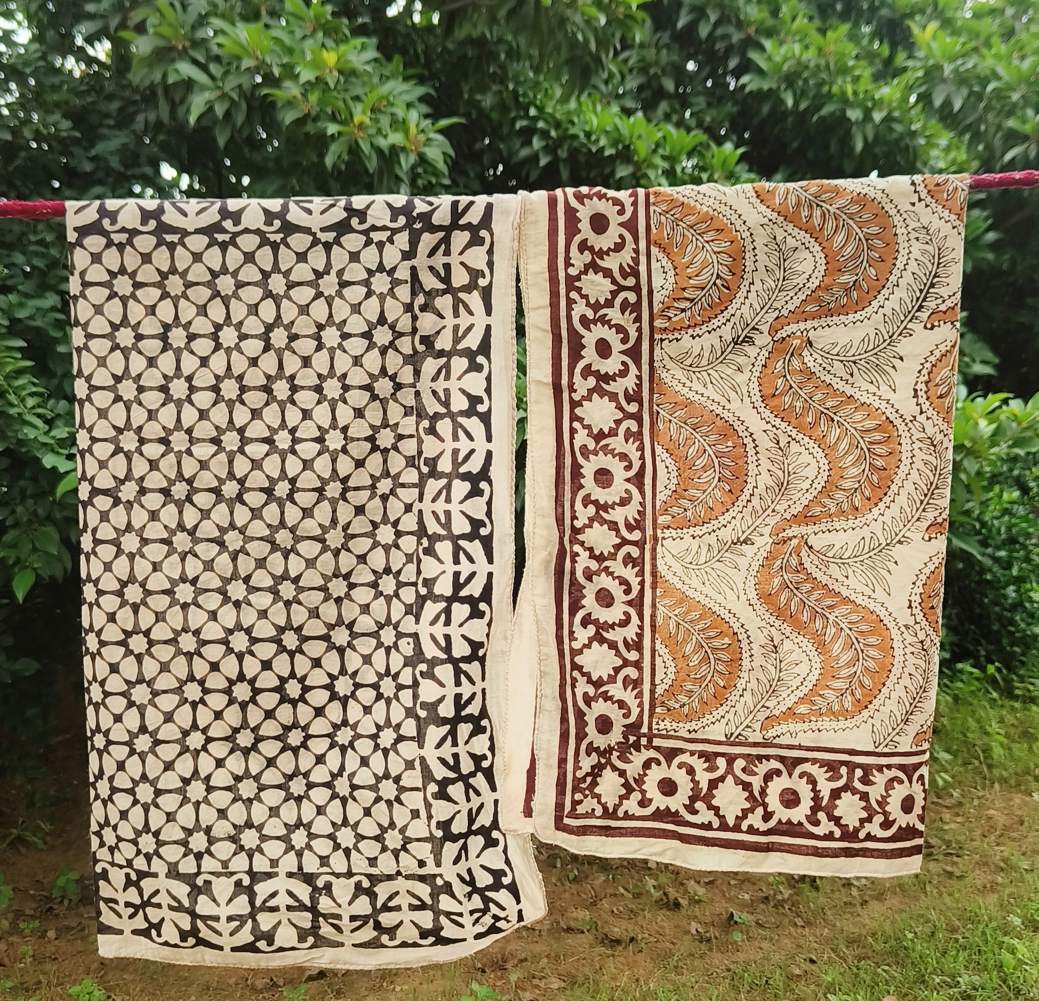 Handcrafted Block Print Cotton Scarves