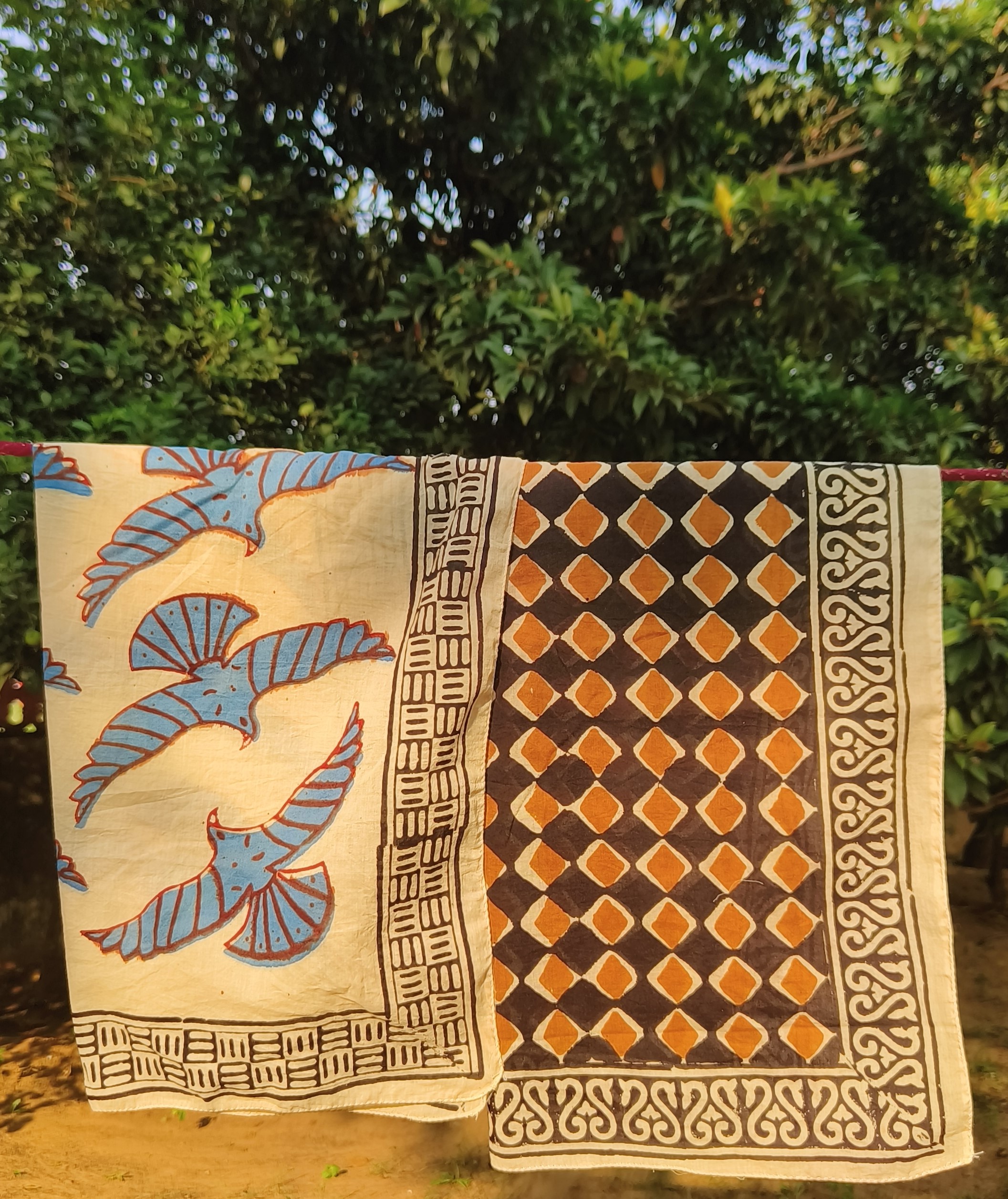 Handcrafted Block Print Cotton Throw