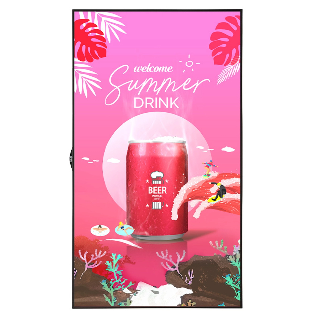 Ekranas vitrinai LG 75XS 