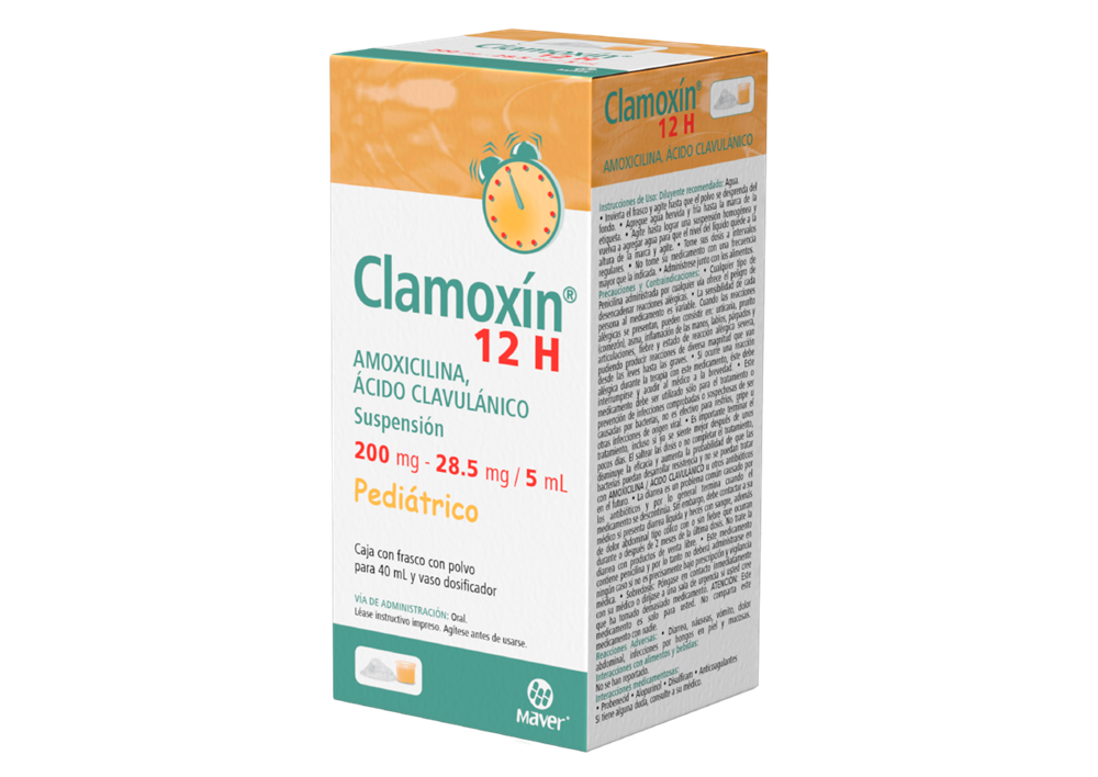 Amoxicilina/ácido clavulánico Pediátrico