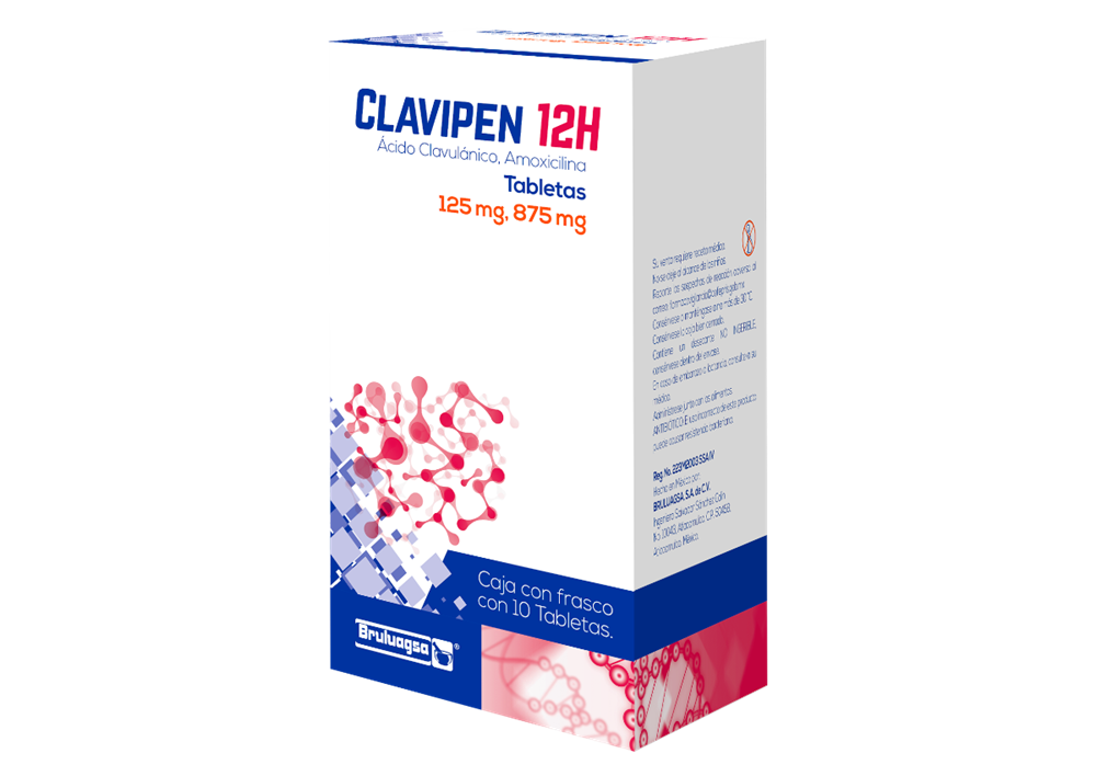 Ácido clavulánico/Amoxicilina 125 mg/875 mg