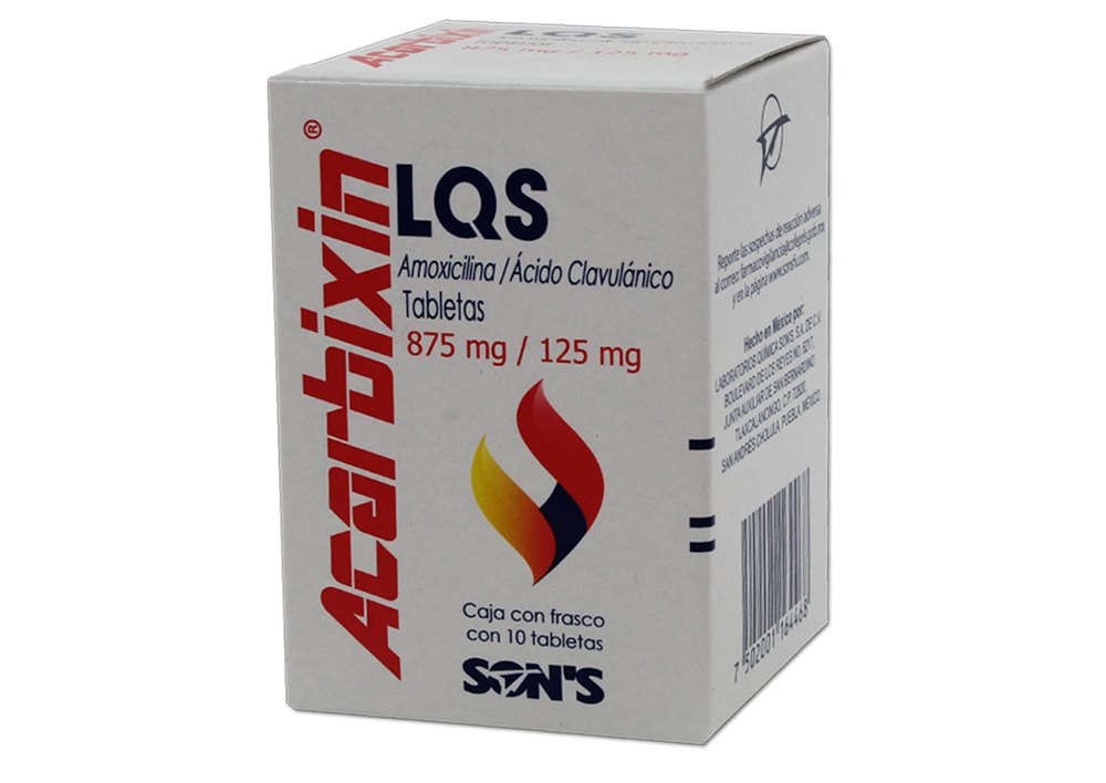 Amoxicilina/ácido clavulánico 875/125 mg