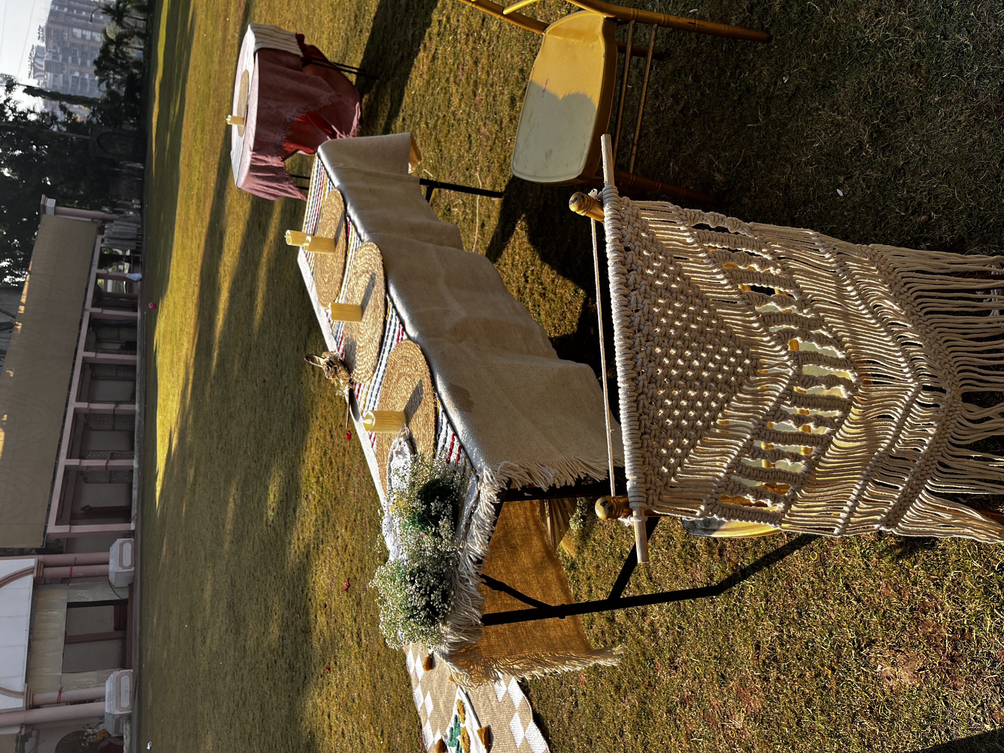 Handmade Macramé Chair