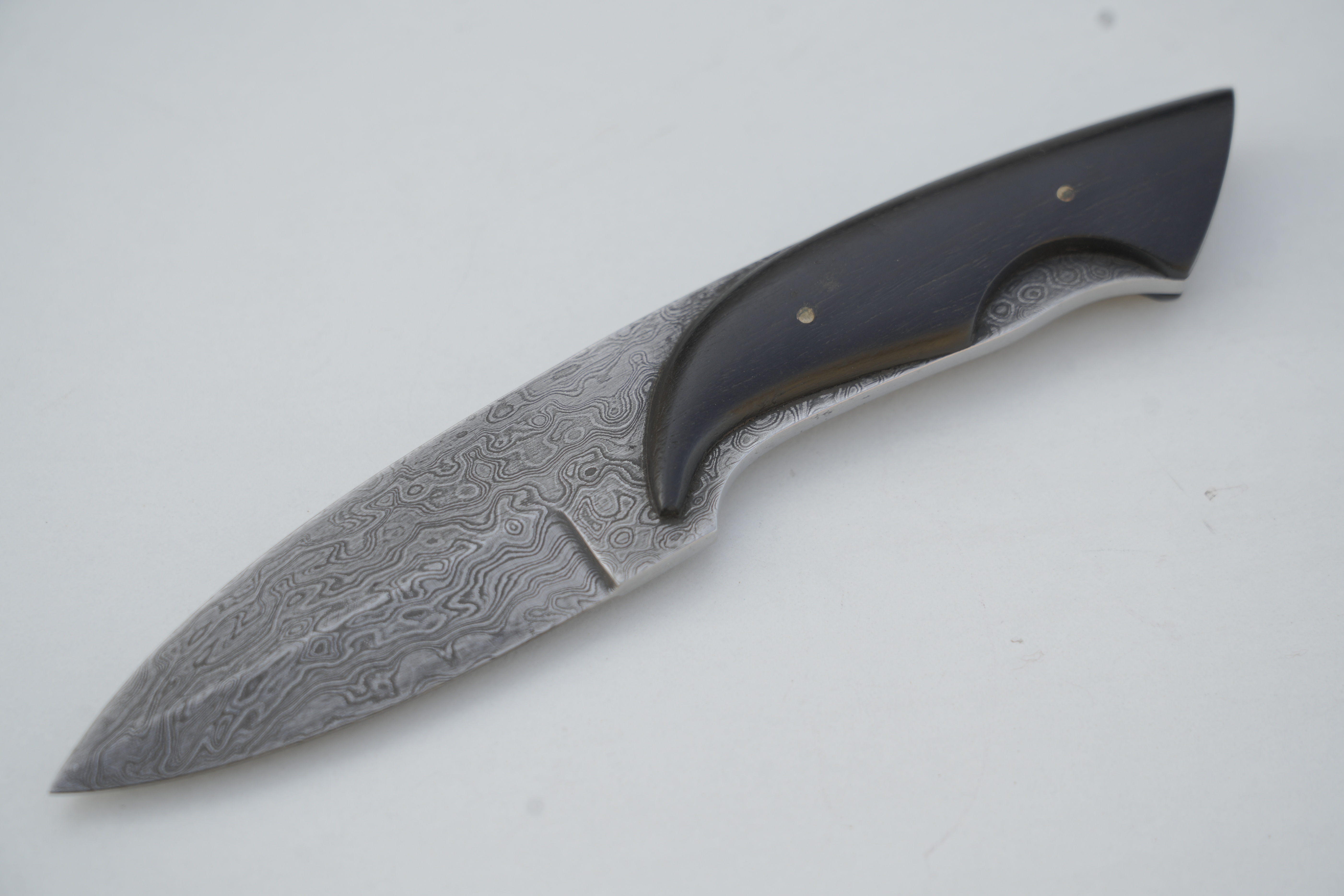 Handmade Small Damascus Steel Blade Knife