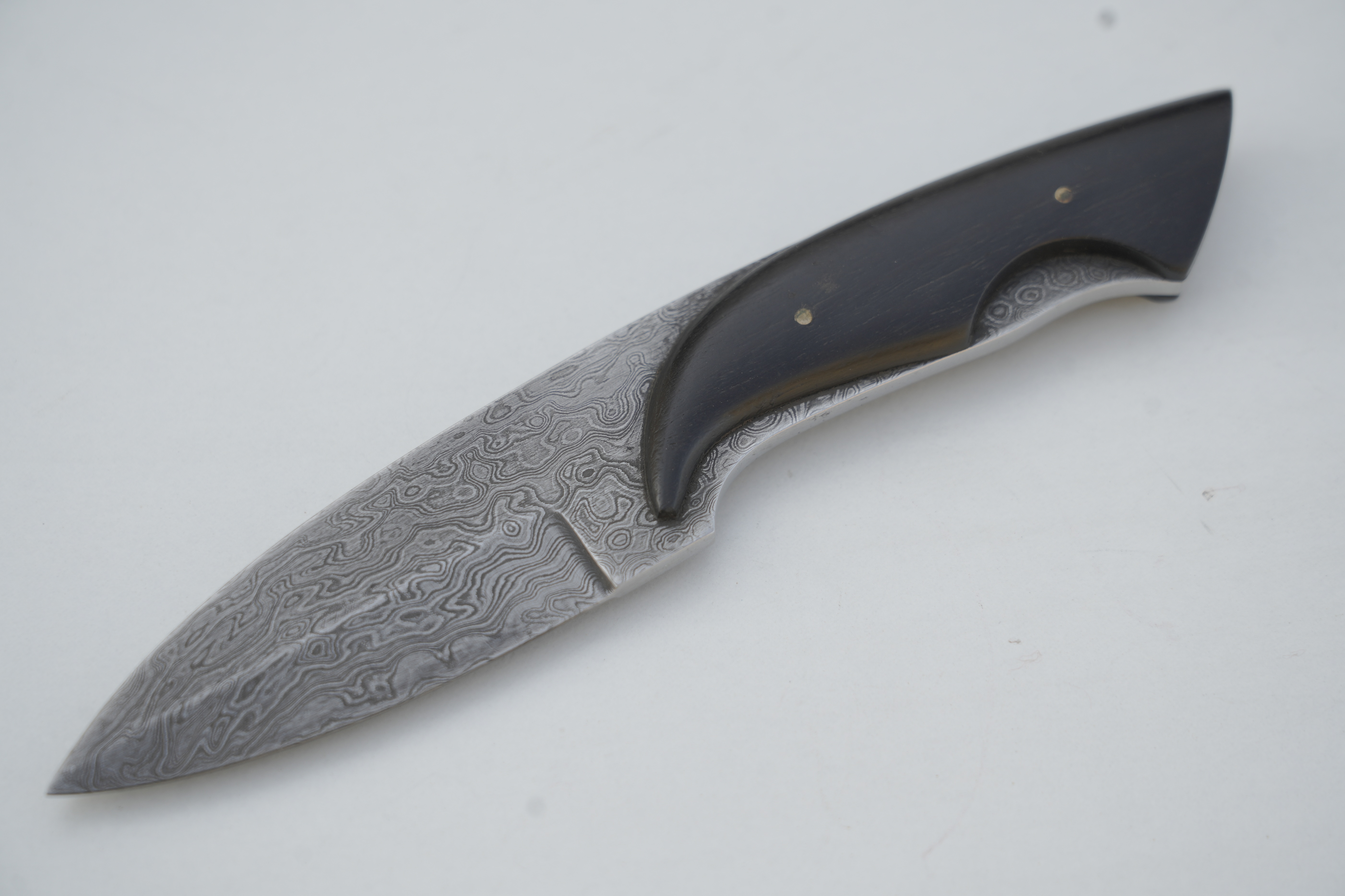 Handmade Small Damascus Steel Blade Knife
