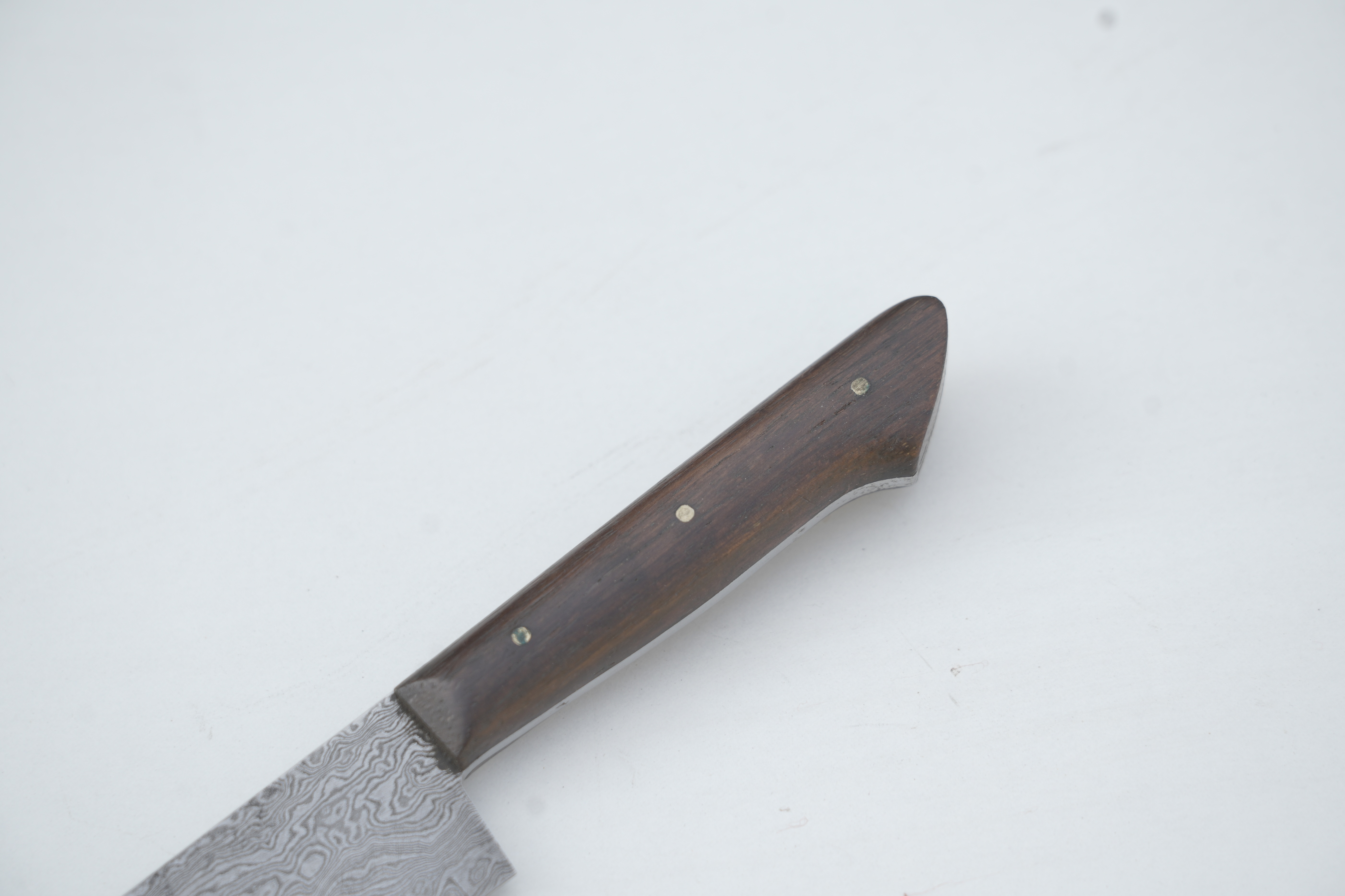 Damascus Steel Chef Knife Rosewood handle 