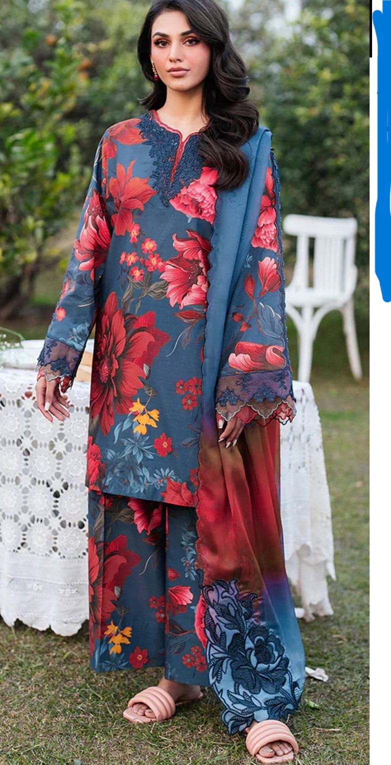 3Pc Bana Dora Fancy Dupatta