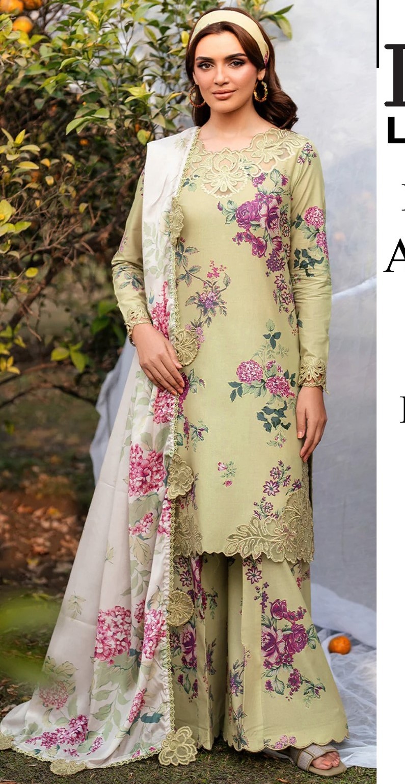 3Pc Bana Dora Fancy Dupatta