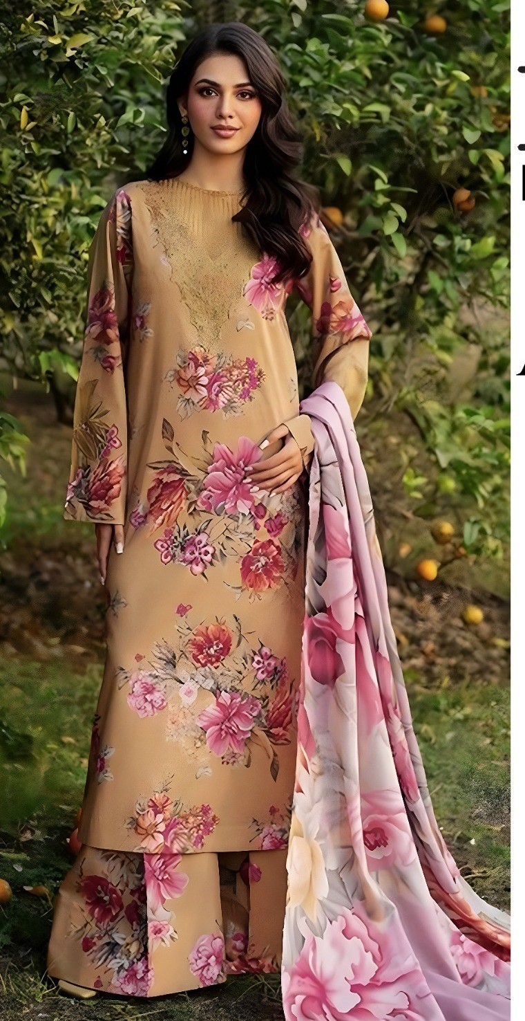 3 Pc Bana Dora Fancy Dupatta 