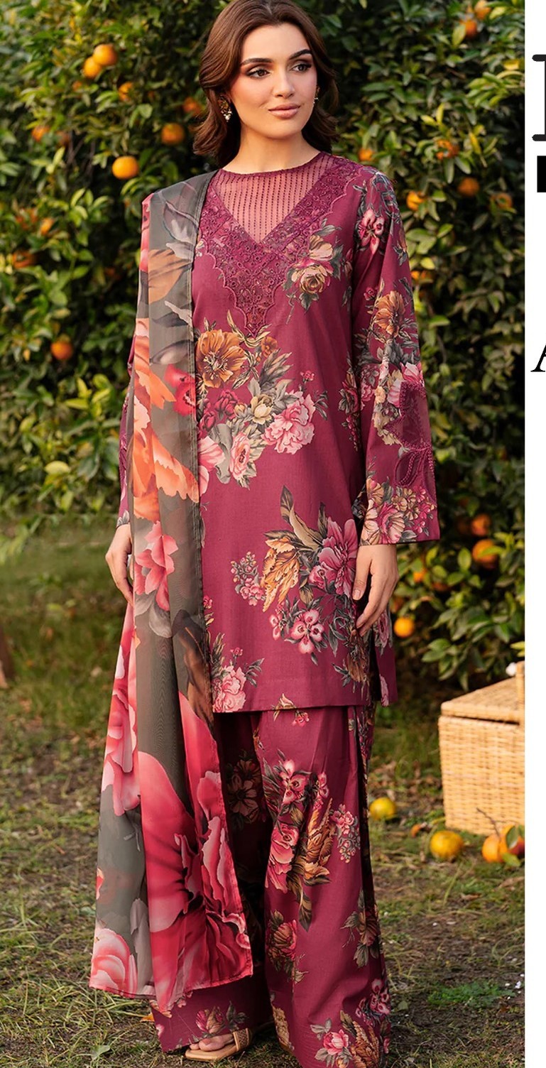 3Pc Bana Dora Fancy Dupatta