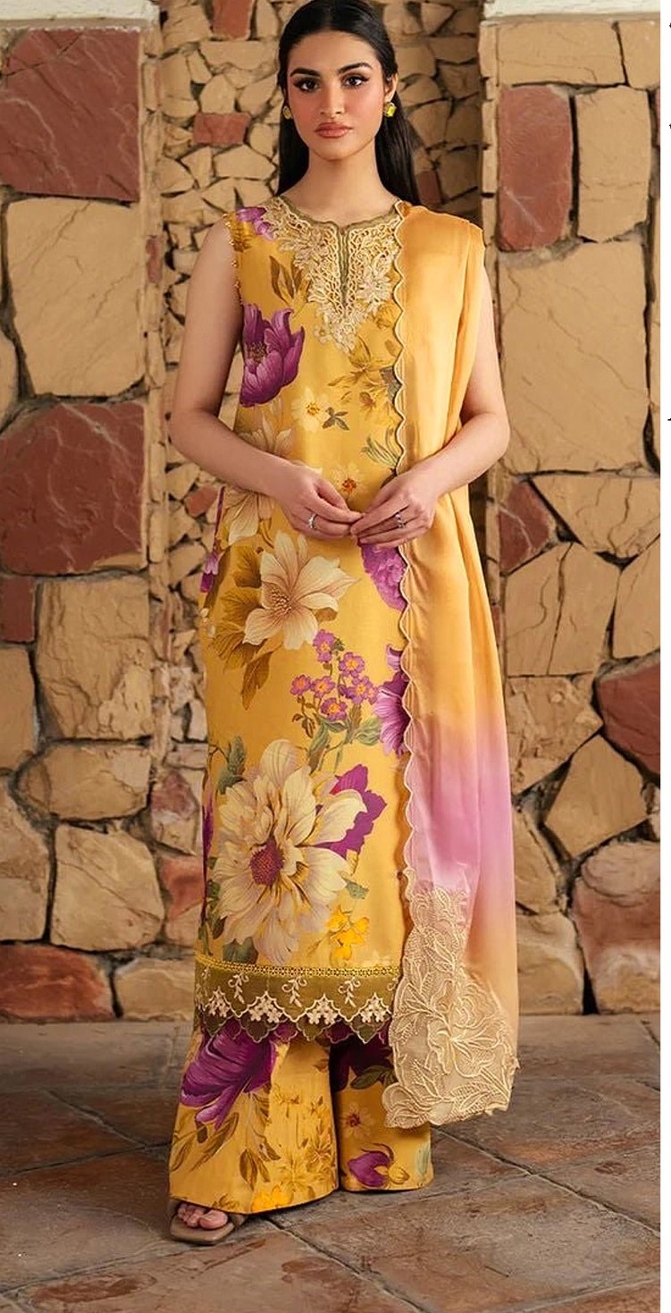 3Pc Bana Dora Fancy Dupatta