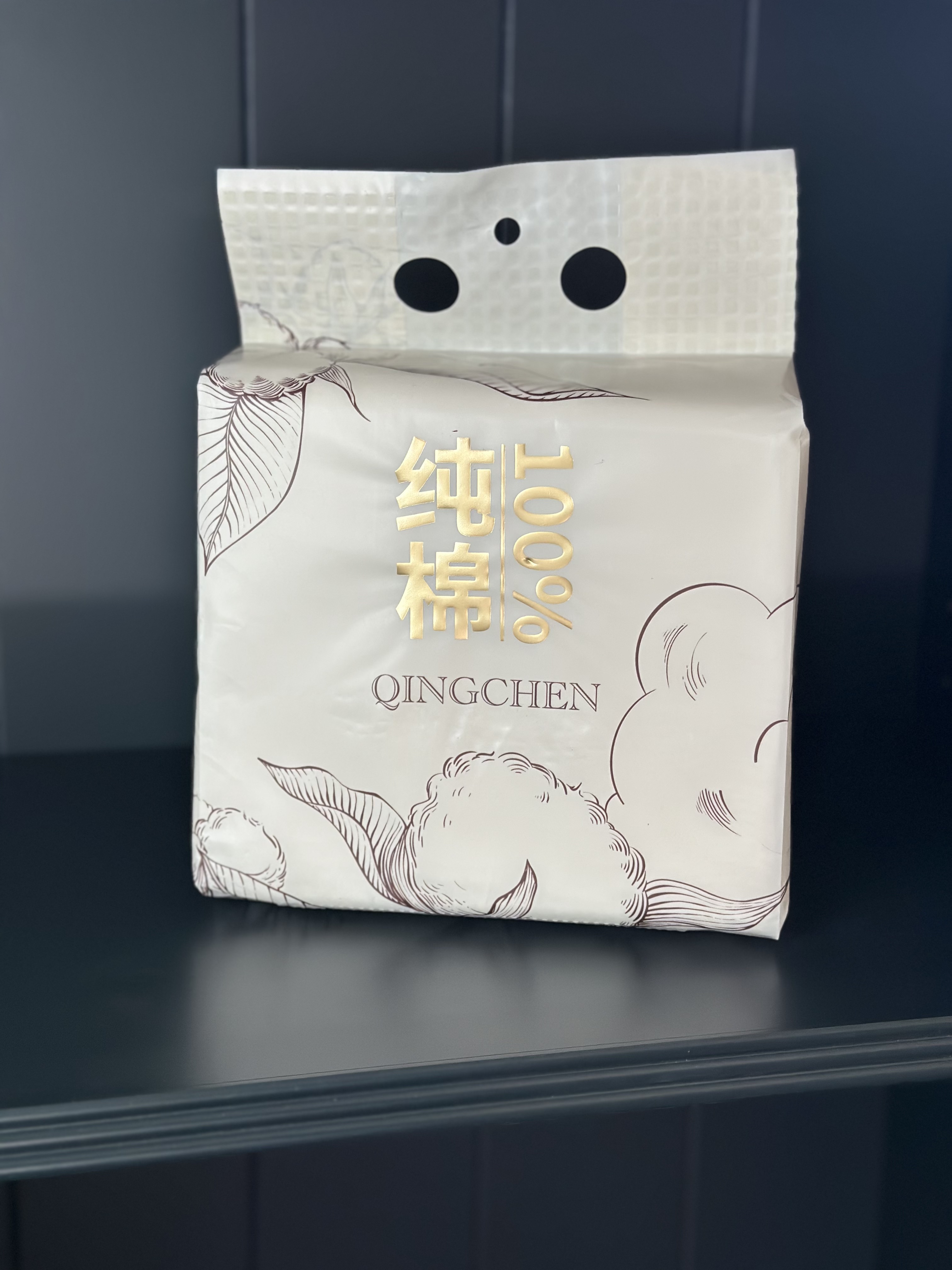 QingChen 100% grynos medvilnės servetėlės