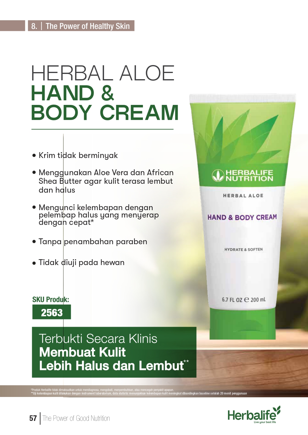Herbal Aloe Hand and Body Cream