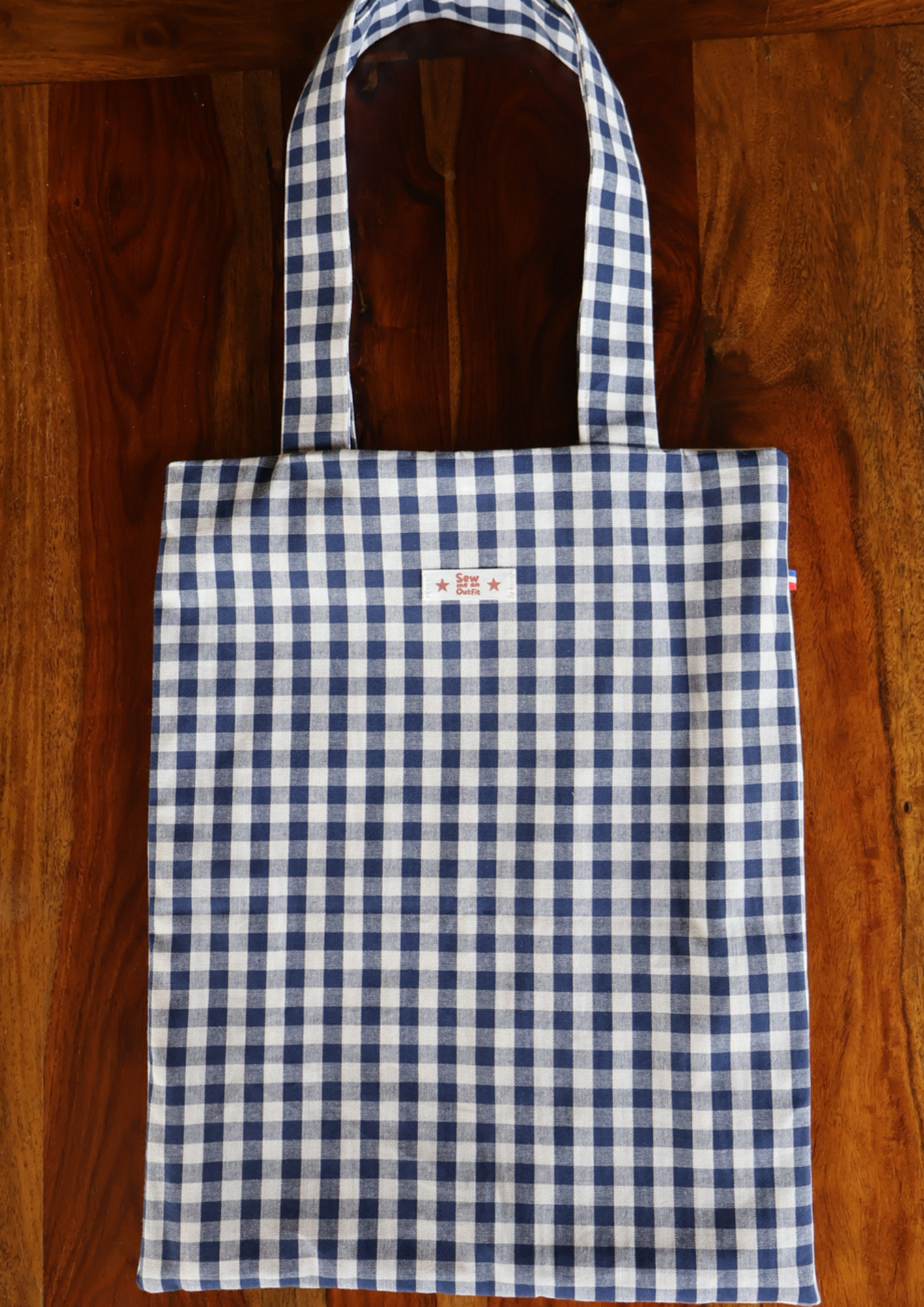  Totebag THE OG (vichy marine)