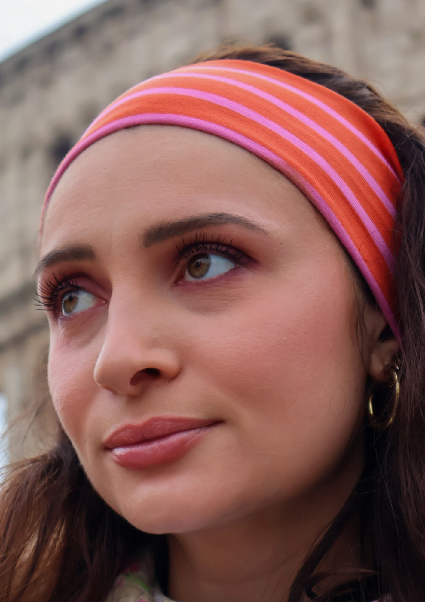 Bandeau LANA (rayures rose)