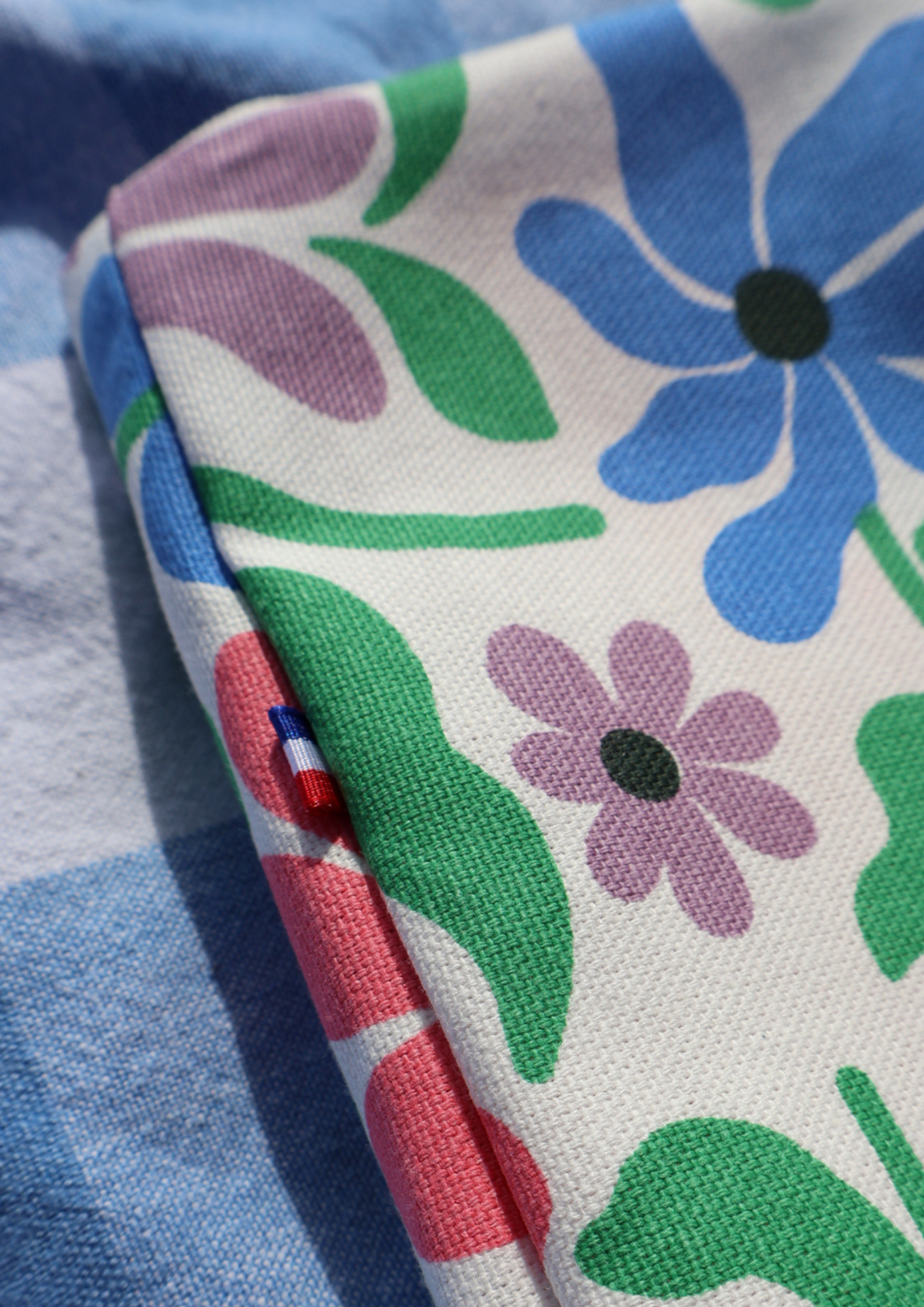 Le Cabas de plage ELEA (grosses fleurs)