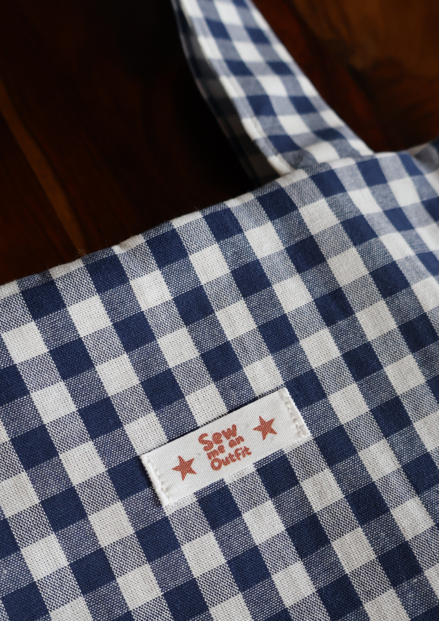  Totebag THE OG (vichy marine)