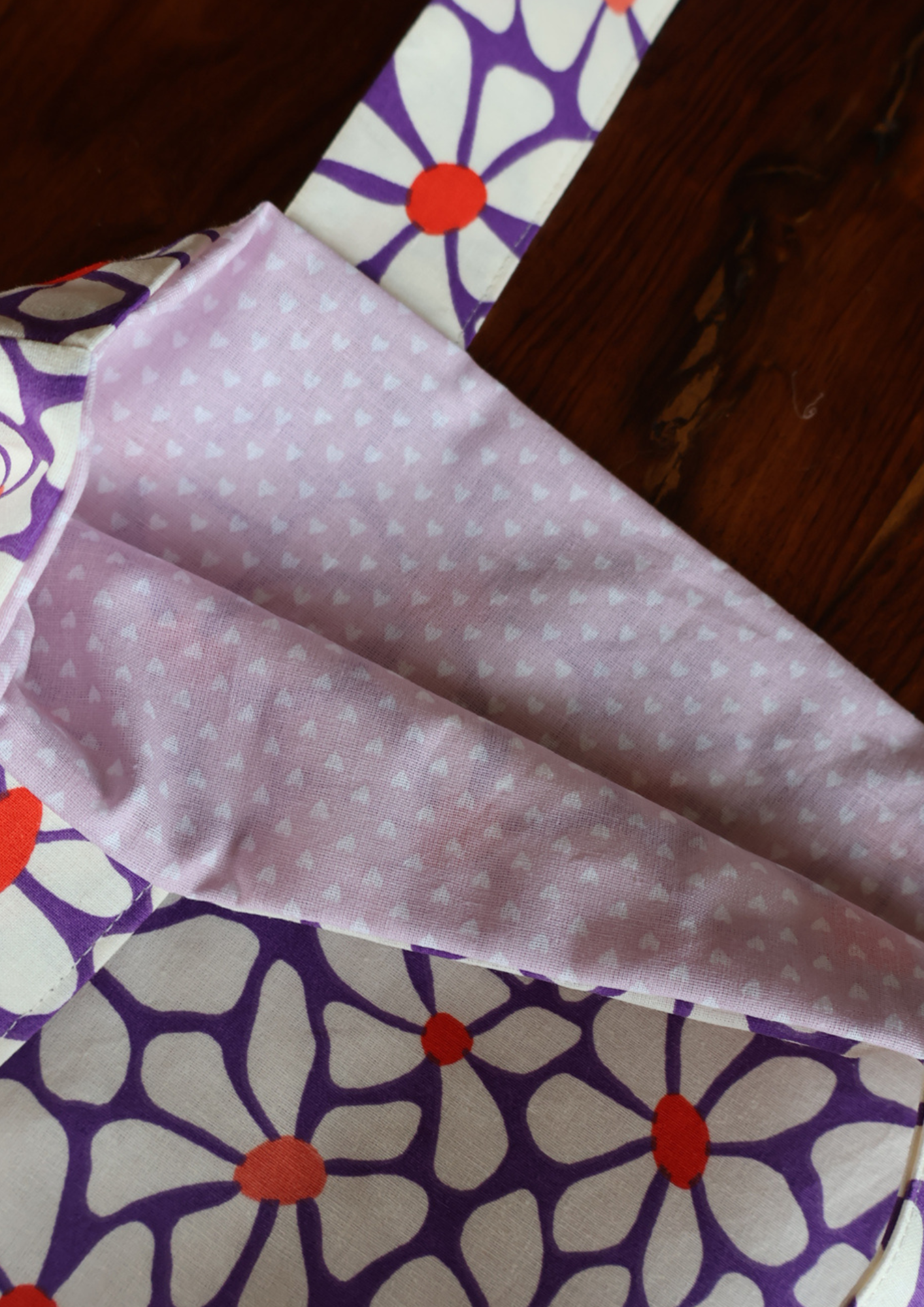  Totebag THE OG (fleurs violettes)