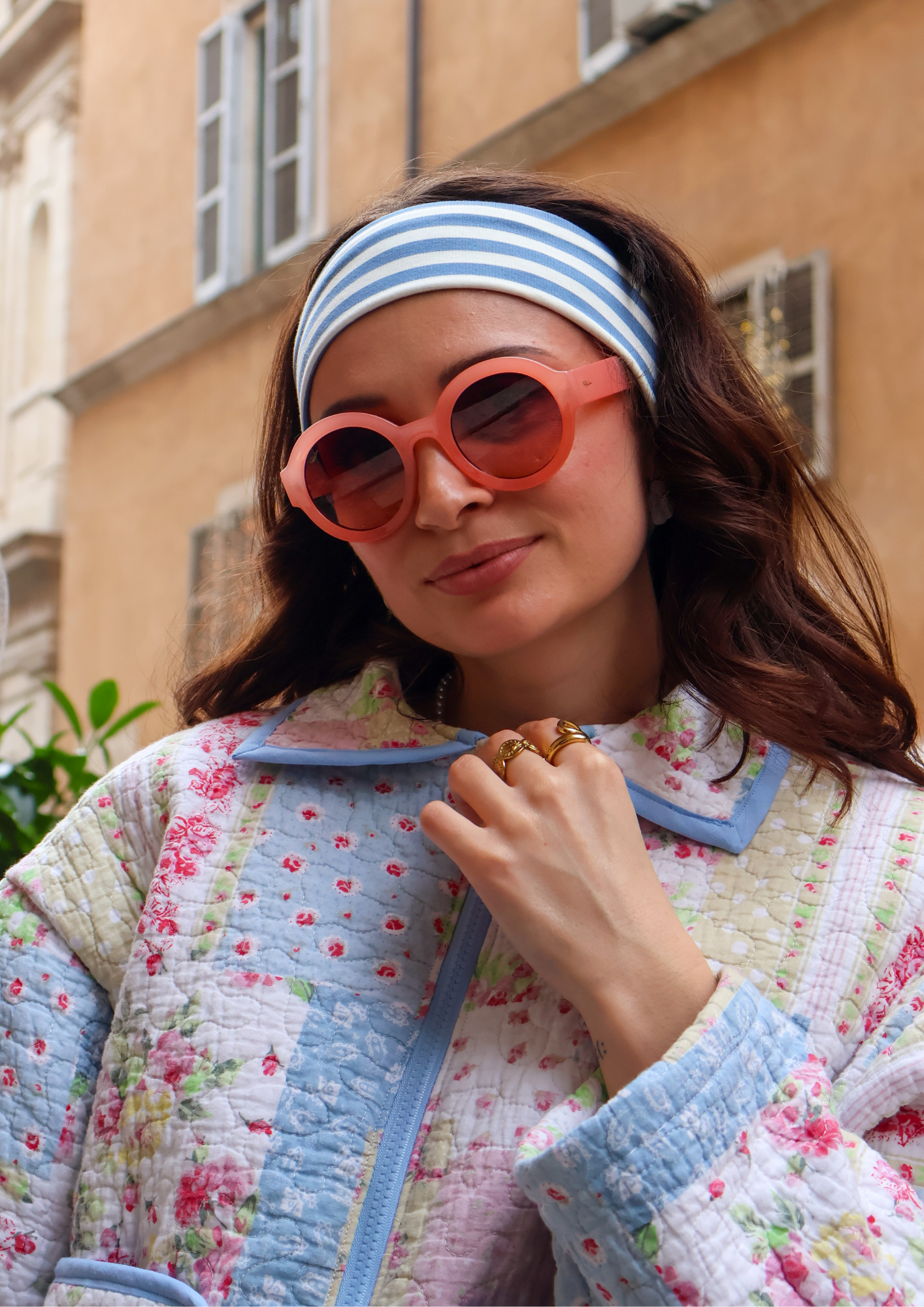 Bandeau LANA (rayures bleu)