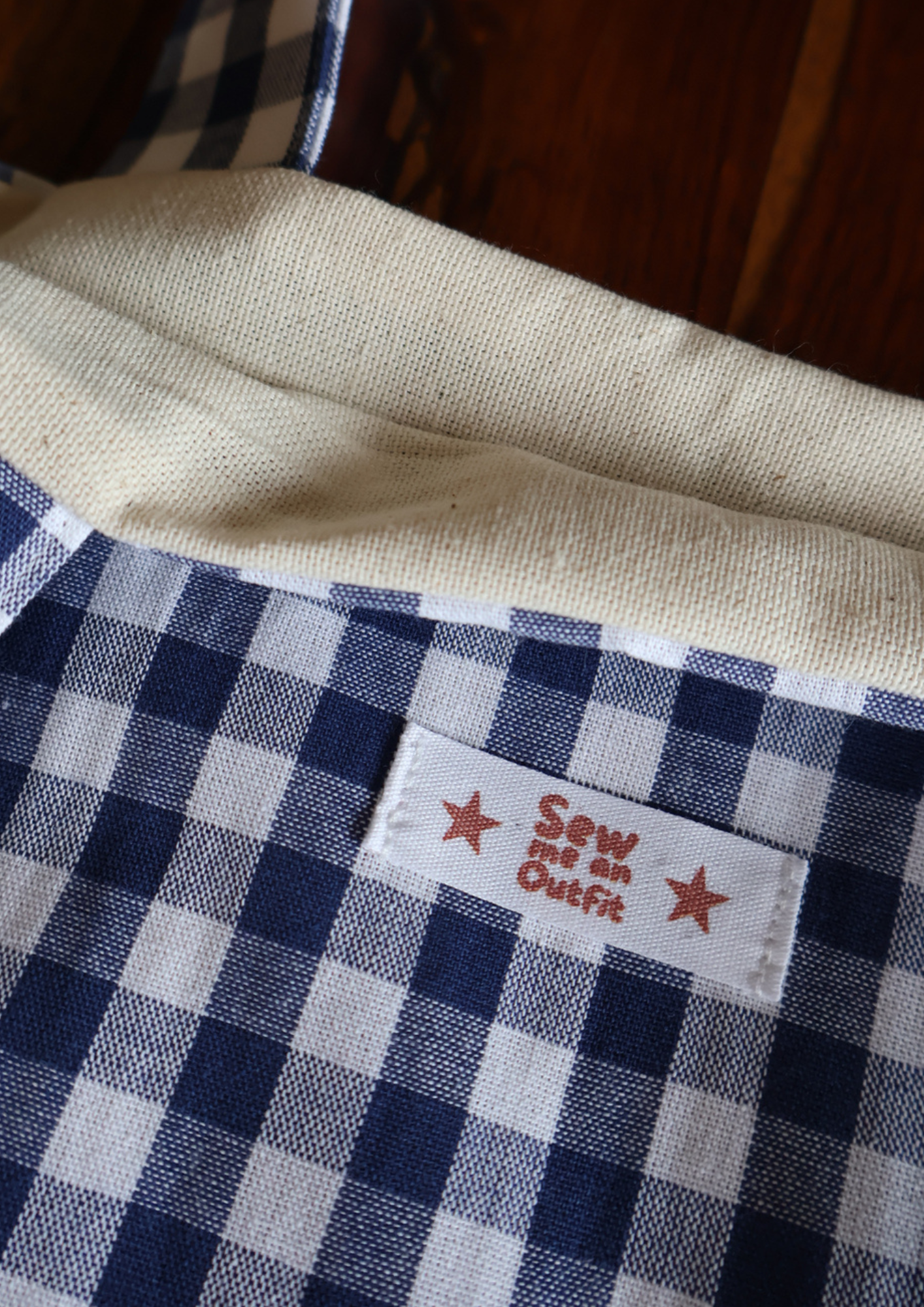  Totebag THE OG (vichy marine)