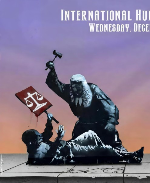 INTERNATIONAL HUMAN RIGHTS 2025 POSTER VARIANT 