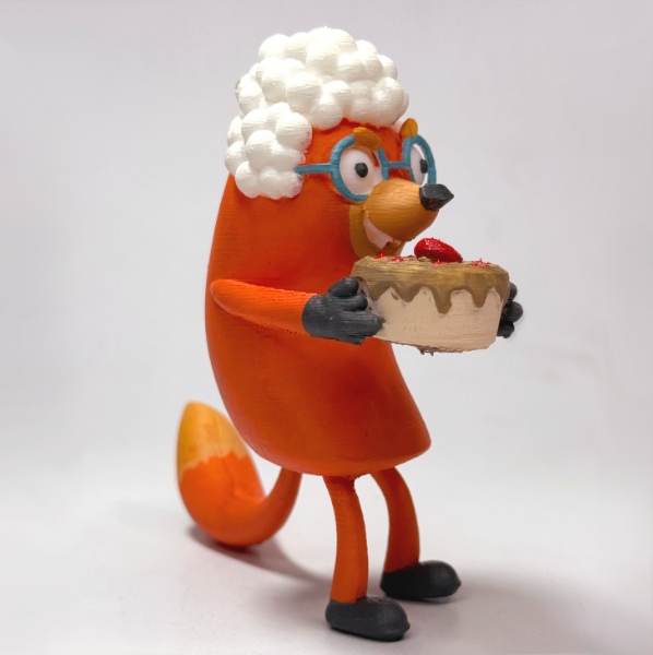 مجسم ثعلب عيد الميلاد