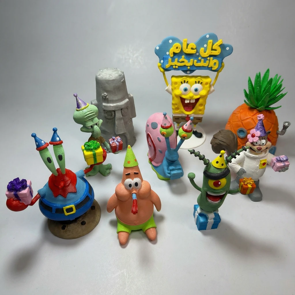 مجسم غاري الحلزون يحتفل