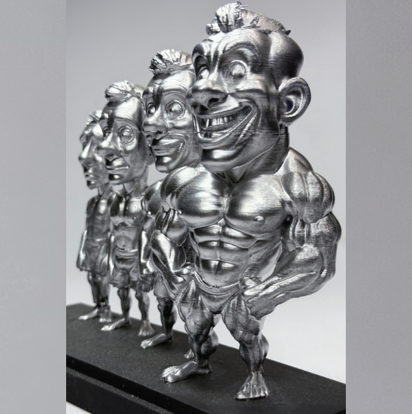 مجسم التطور والتقدم في بناء الأجسام