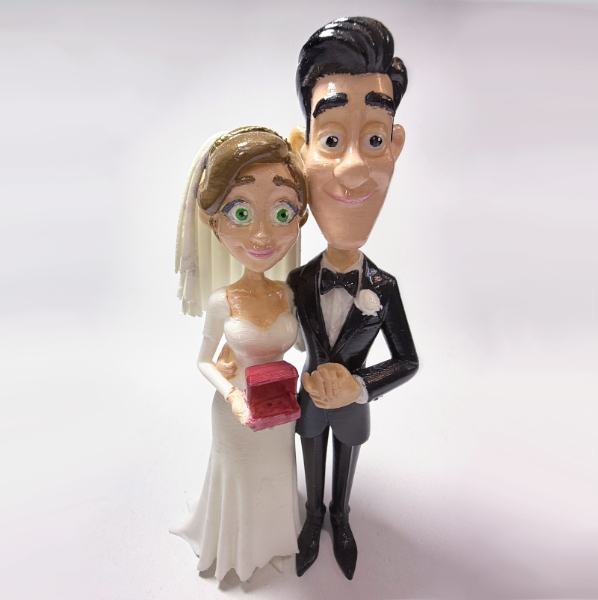 کیک عروسی دو طبقه