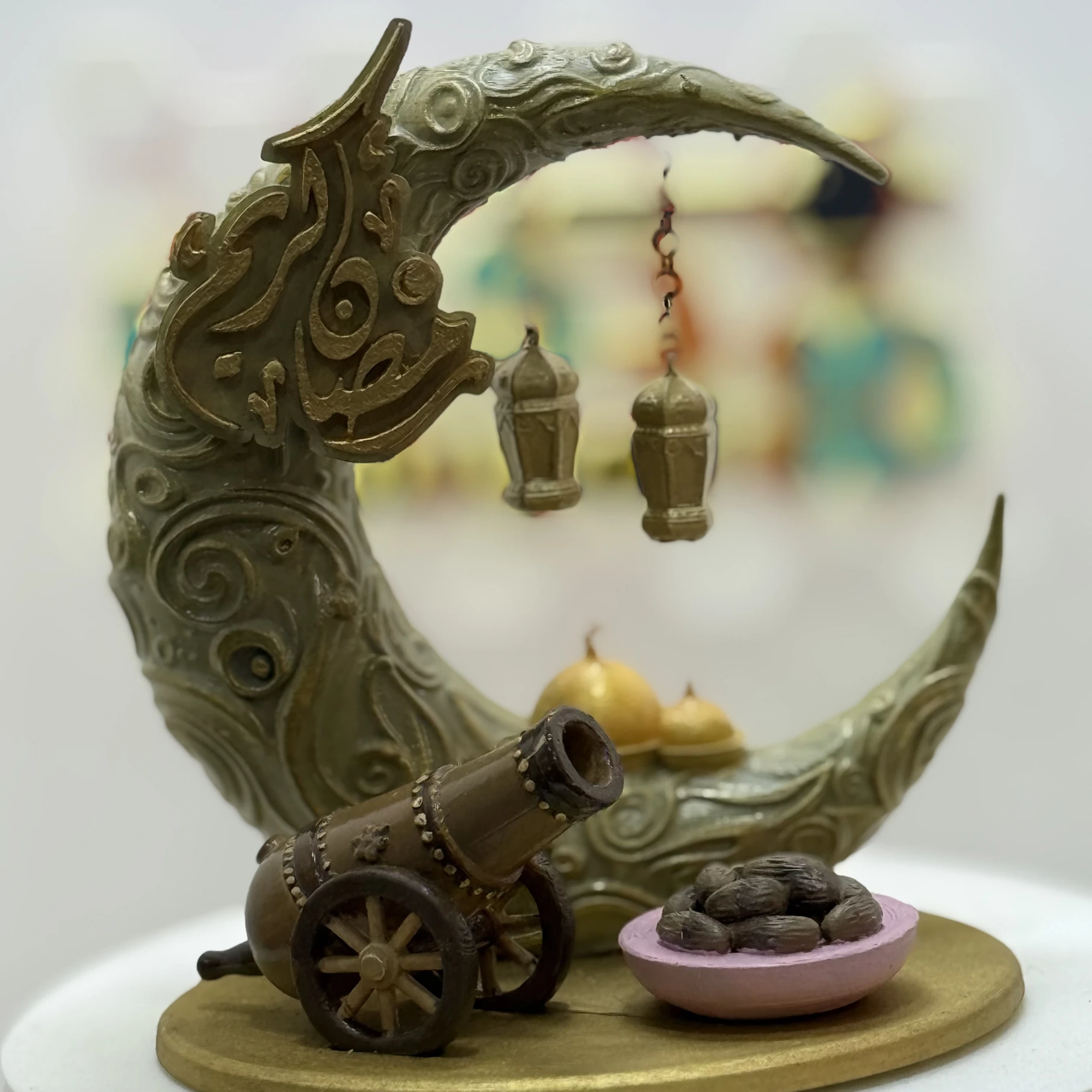 مجسم هلال رمضان التراثي