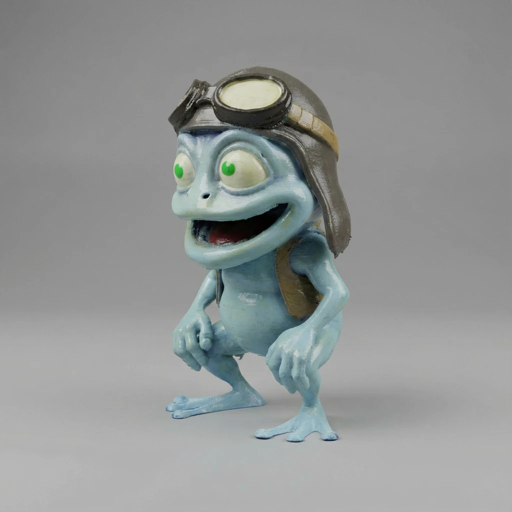 مجسم الضفدع المجنون (Crazy Frog)