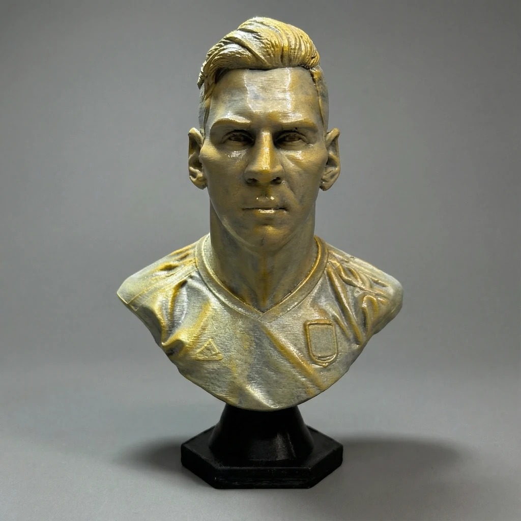 مجسم نصفي للاعب كرة قدم ميسي