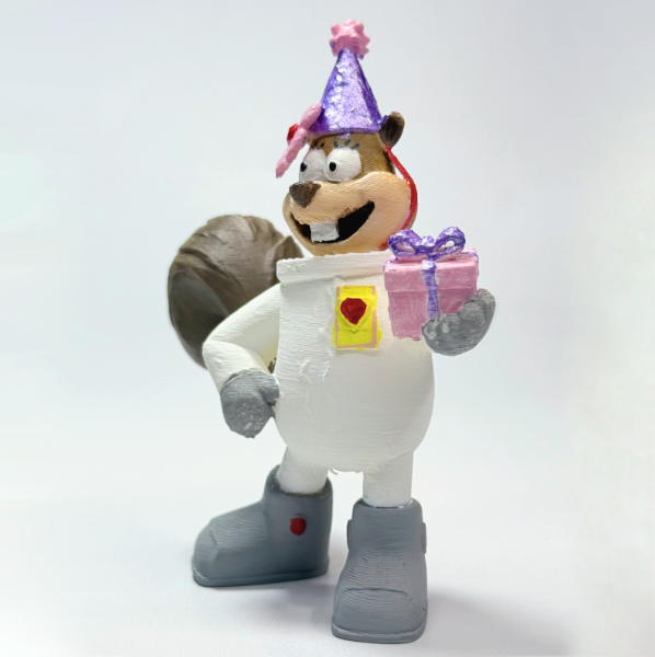 Sandy Cheeks Party Figure