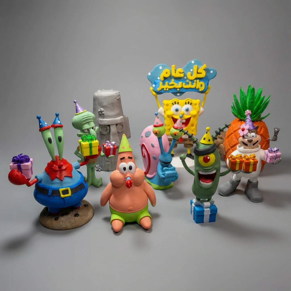 مجسم منزل الأناناس - سبونج بوب