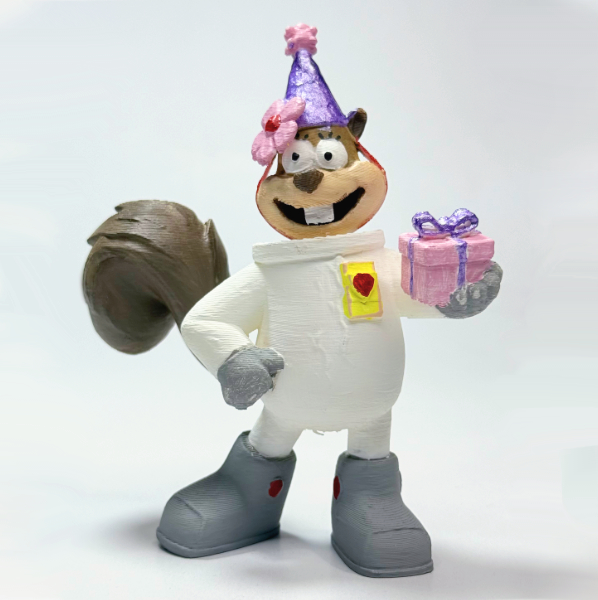 Sandy Cheeks Party Figure