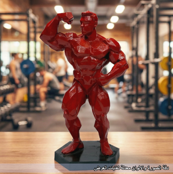 تمثال لاعب كمال أجسام