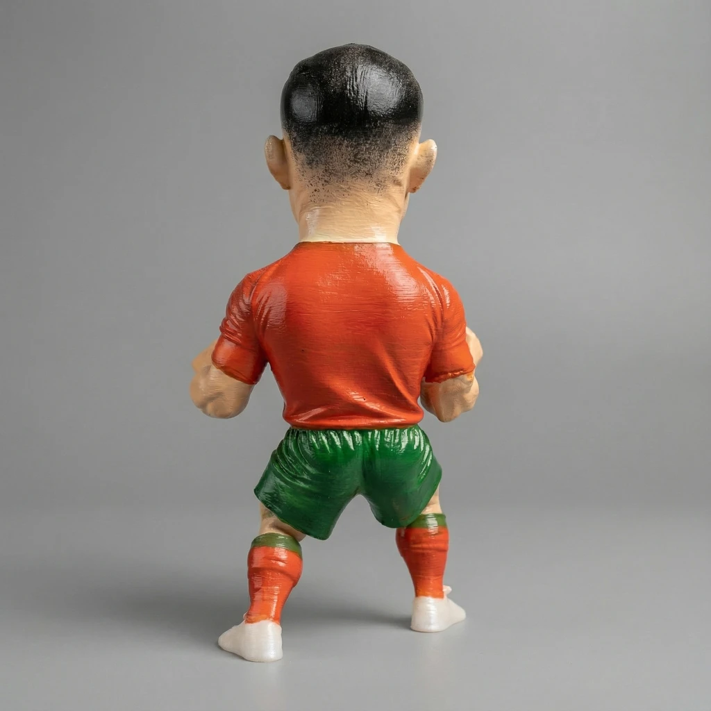 مجسم لاعب كرة قدم (تصميم كرتوني مصغر)